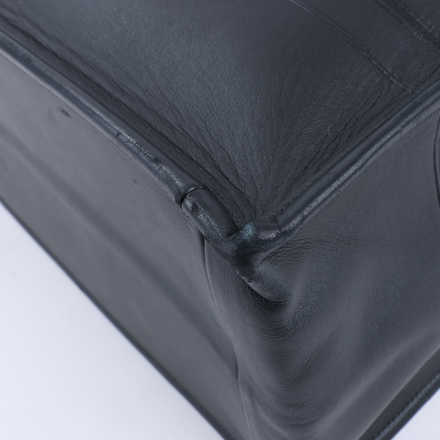 Christian Dior – Book Tote-Handtasche aus schwarzem Leder