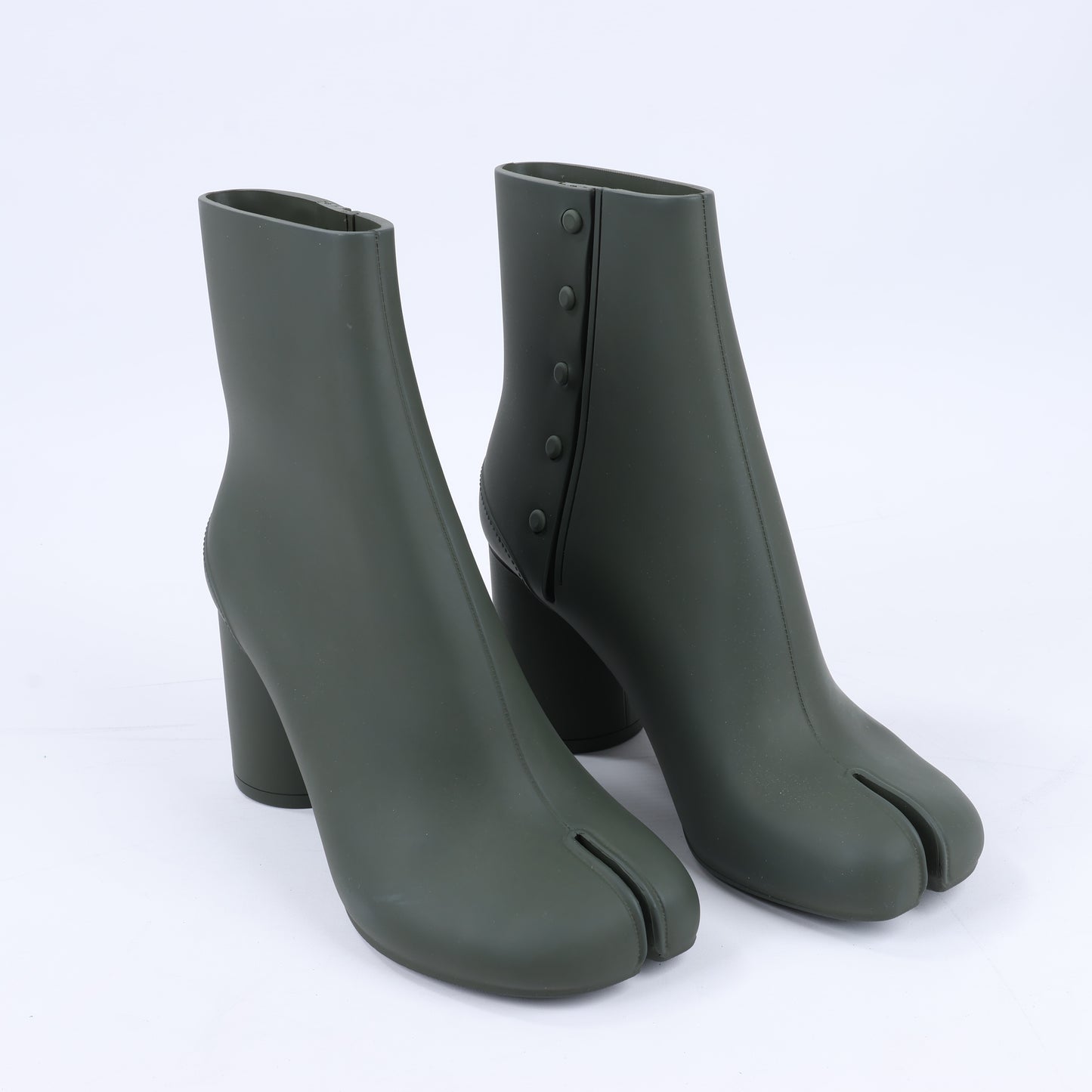 Maison Margiela TABI 22SS Gummistiefel Größe 38 in Khaki S38WU0378