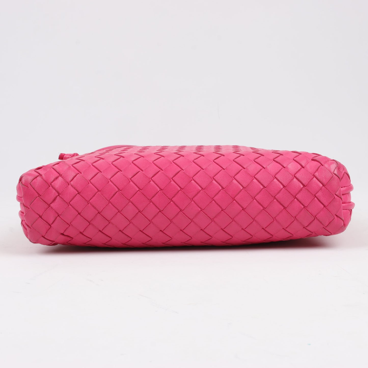 Bottega Veneta Intrecciato Nodini Umhängetasche in Rosa