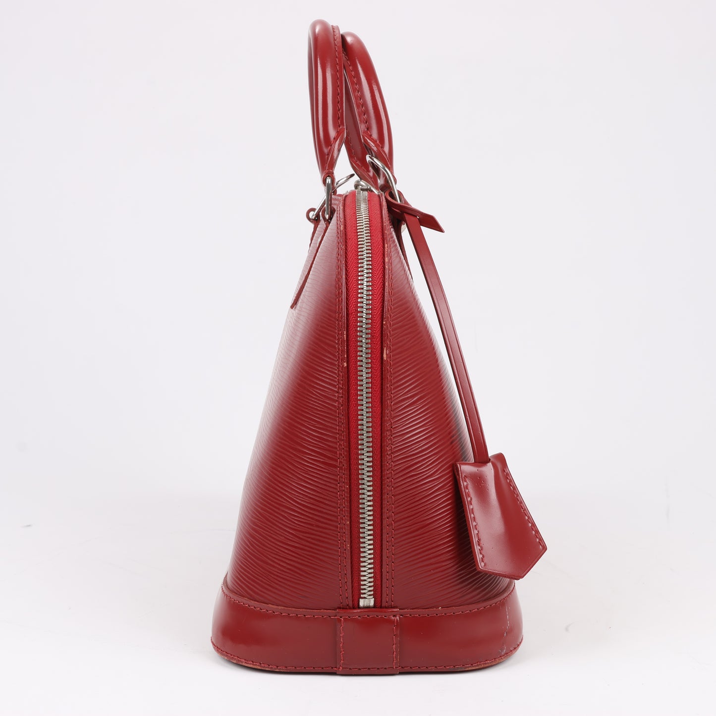 Louis Vuitton Epi Leather Alma Handbag in Deep Red M4030M
