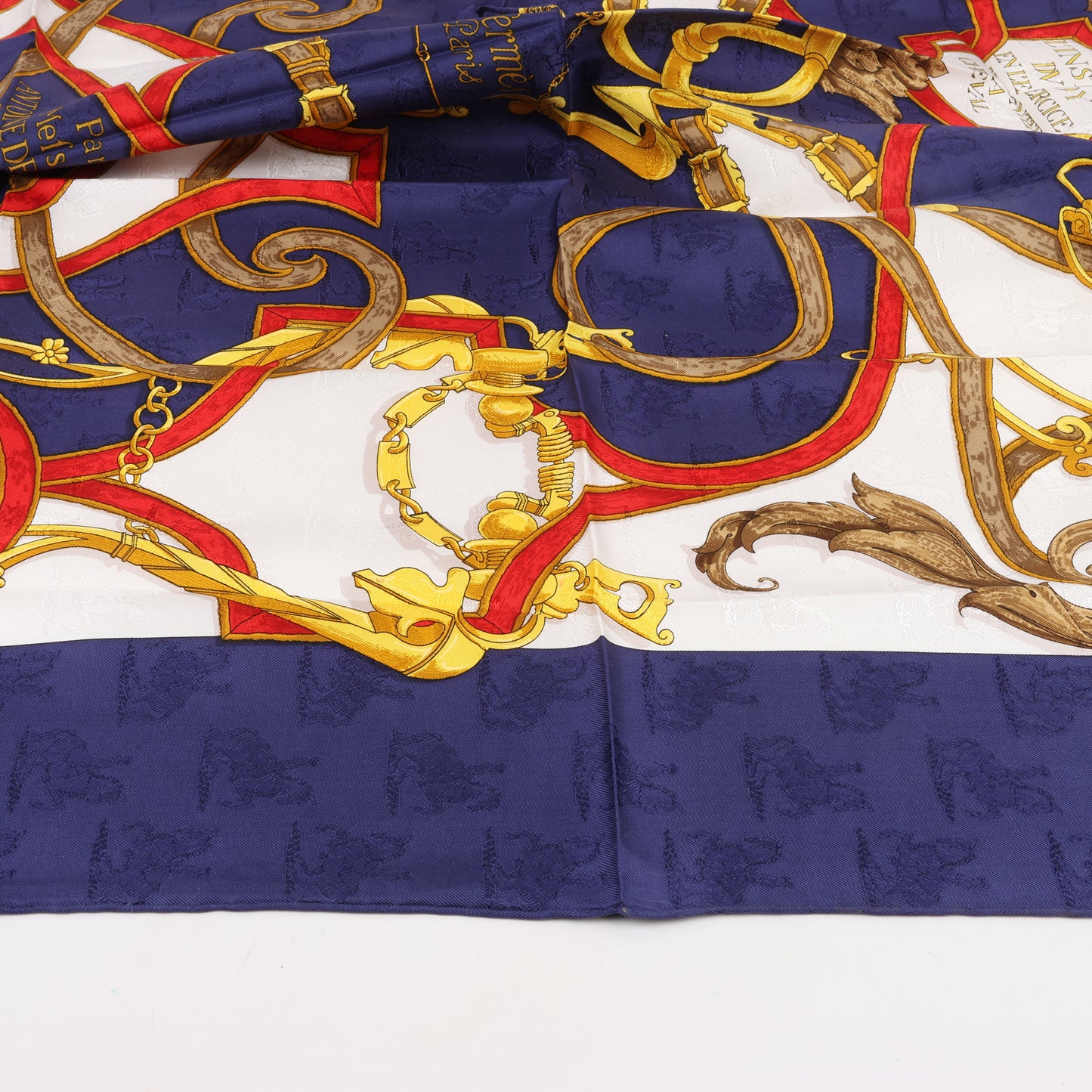 Hermès Carré 90 " L’INSTRVCTION DV ROY" 100% Silk Scarf