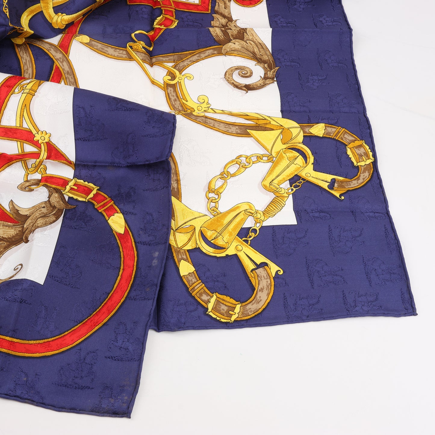 Hermès Carré 90 " L’INSTRVCTION DV ROY" 100% Silk Scarf