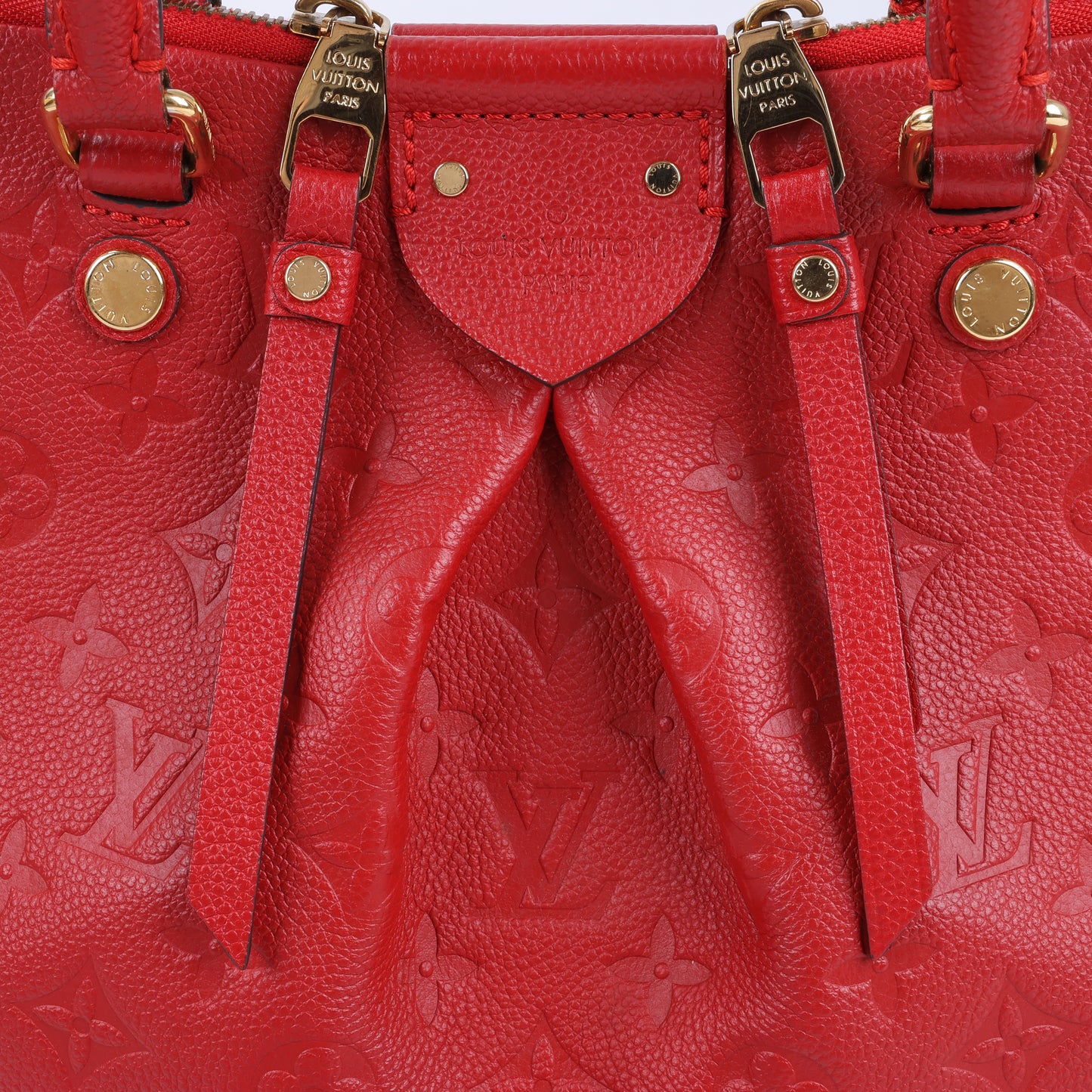 Louis Vuitton Monogram Empreinte Mazarine PM Handtasche in Kirsche M50638
