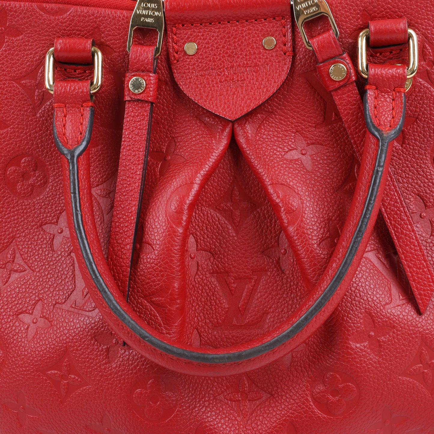 Louis Vuitton Monogram Empreinte Mazarine PM Handtasche in Kirsche M50638
