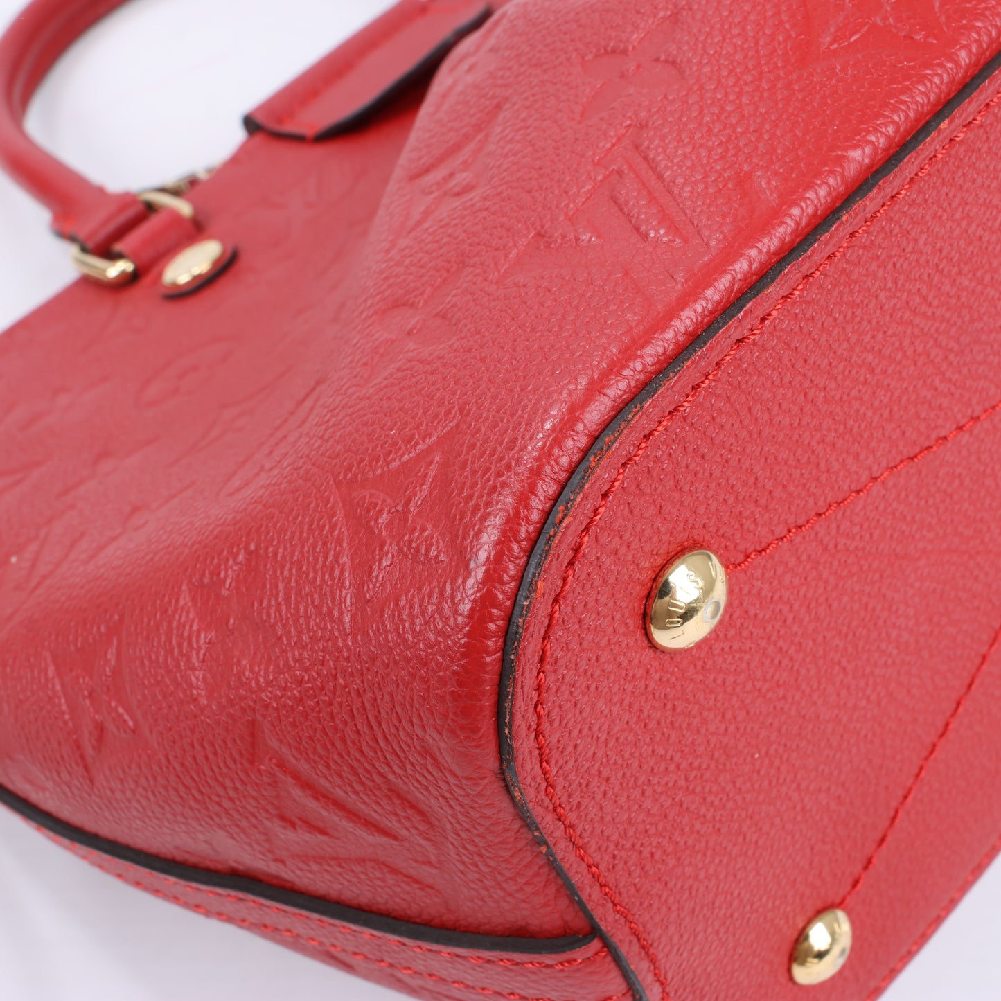 Louis Vuitton Monogram Empreinte Mazarine PM Handtasche in Kirsche M50638