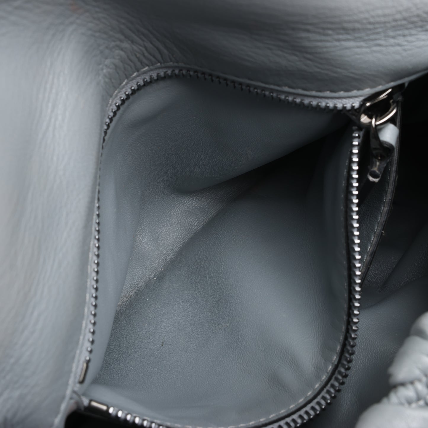 Valentino Garavani Nappa Large Spikeme Shoulder Bag in Grey