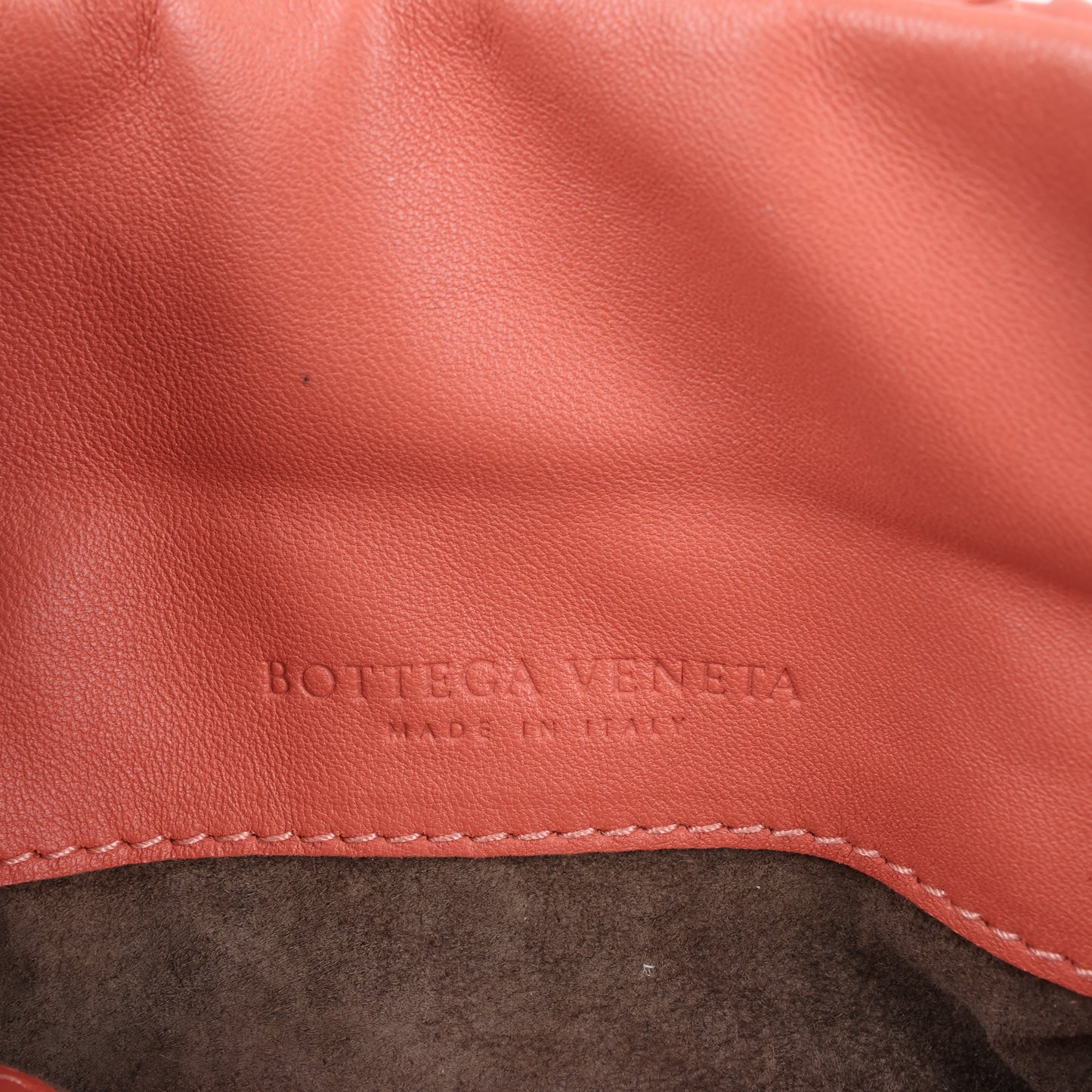 BOTTEGA VENETA Intrecciato Leather Chain Shoulder Bag in Pink