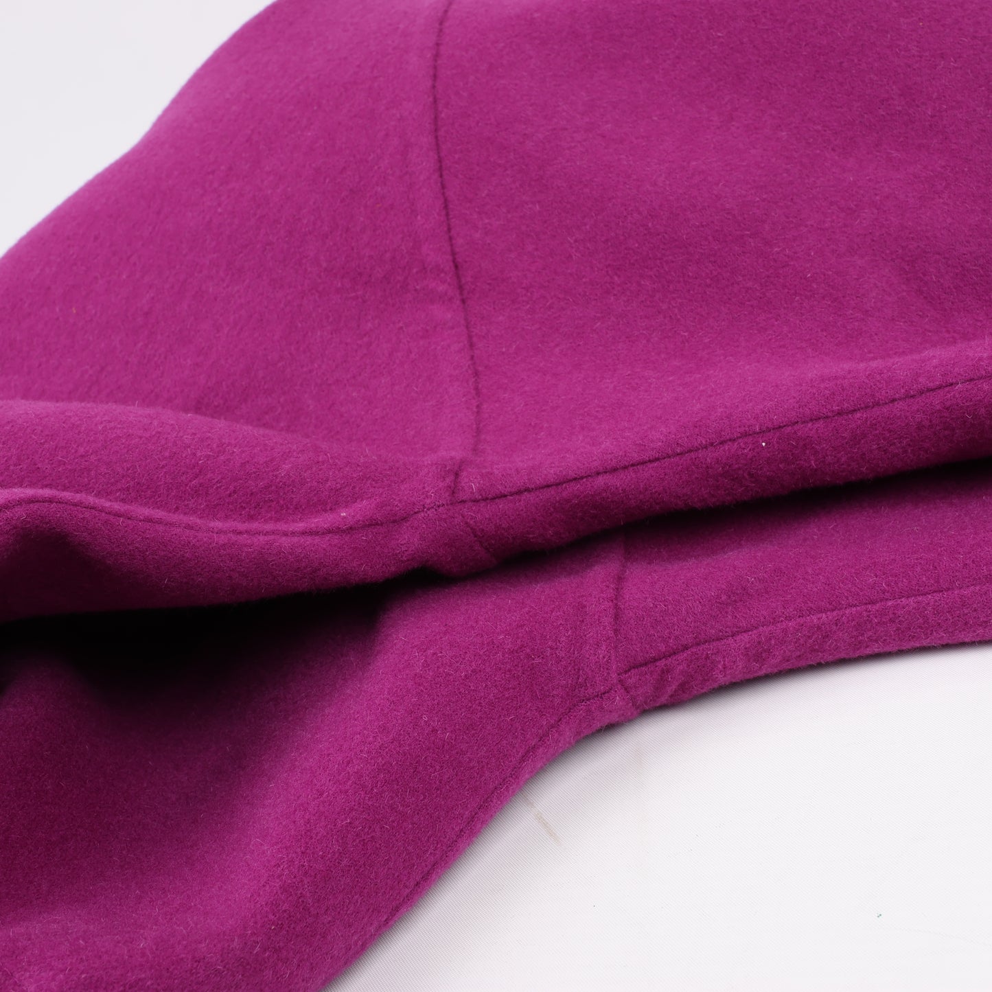 Max Mara Necton Wool Hooded Coat in Fuchsia