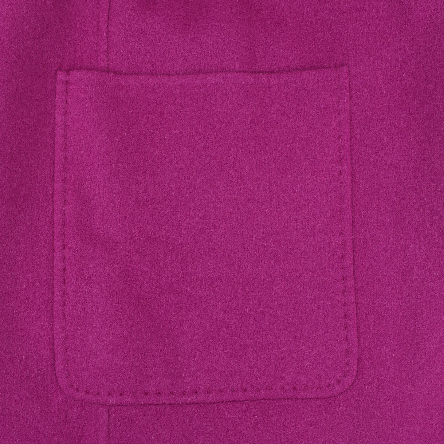 Max Mara Necton Wool Hooded Coat in Fuchsia