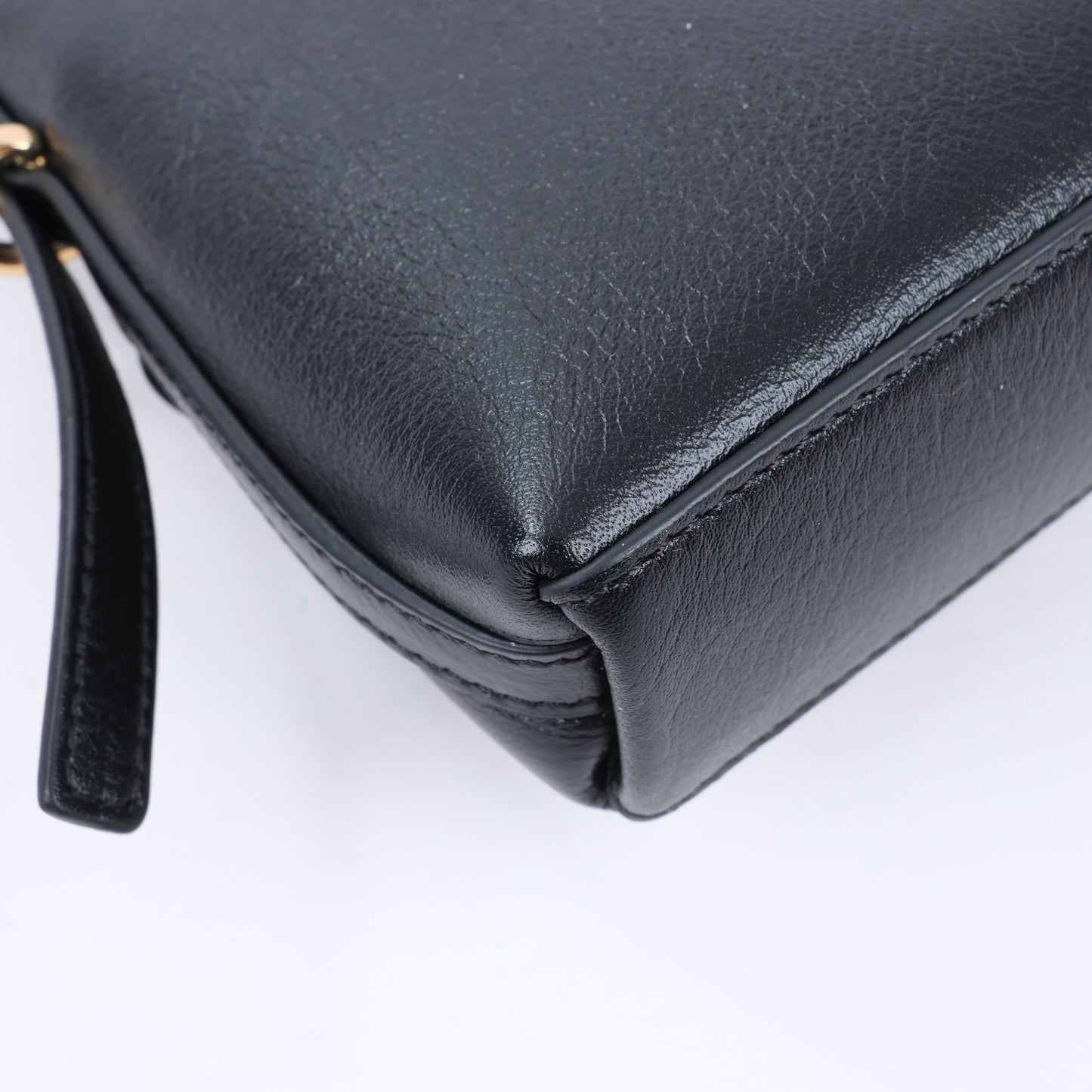 Givenchy „Voyeux“ 2-Wege-Umhängetasche aus schwarzem Leder