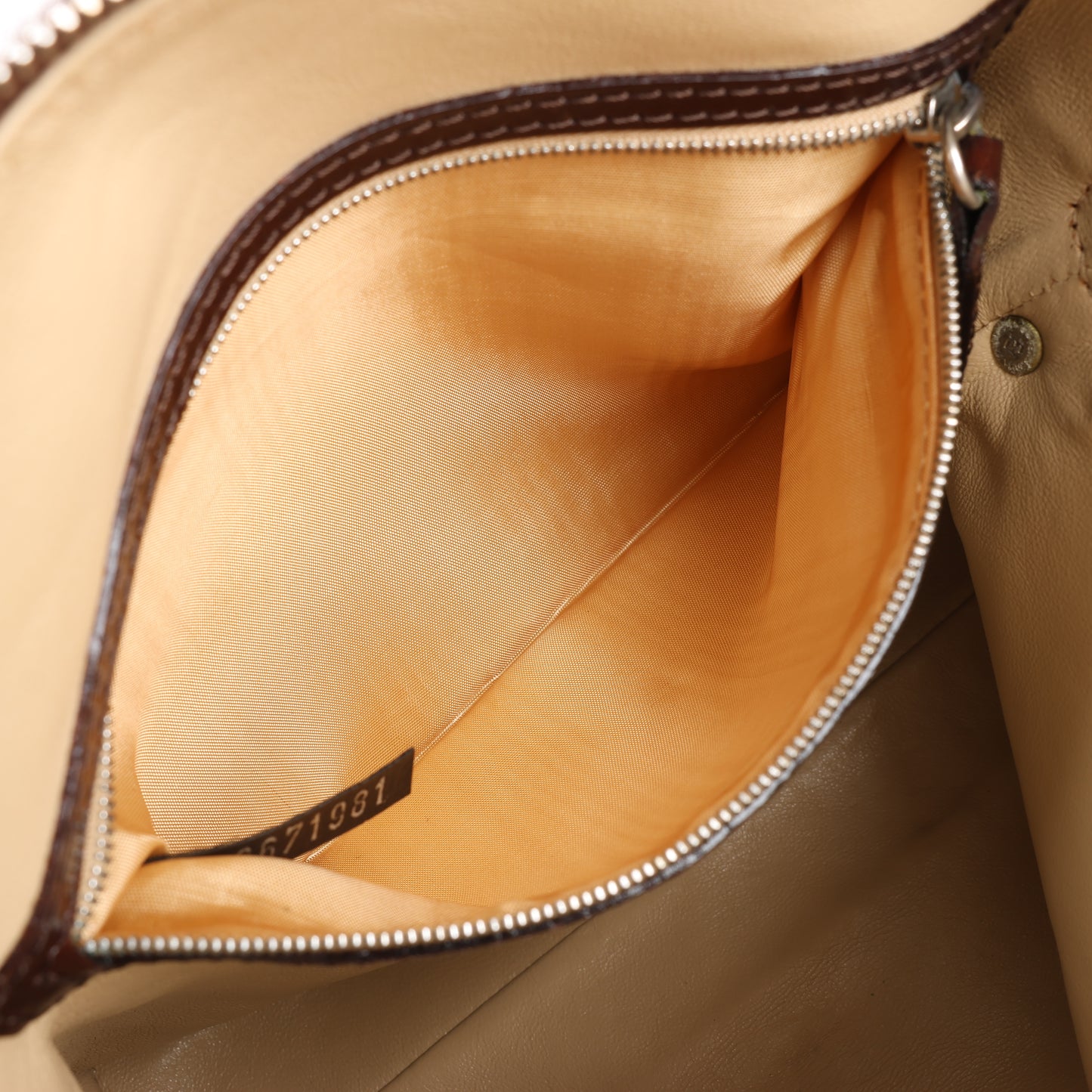 FENDI – 2-Wege-Handtasche aus Leder im Giraffen-Pony-Stil in Braun
