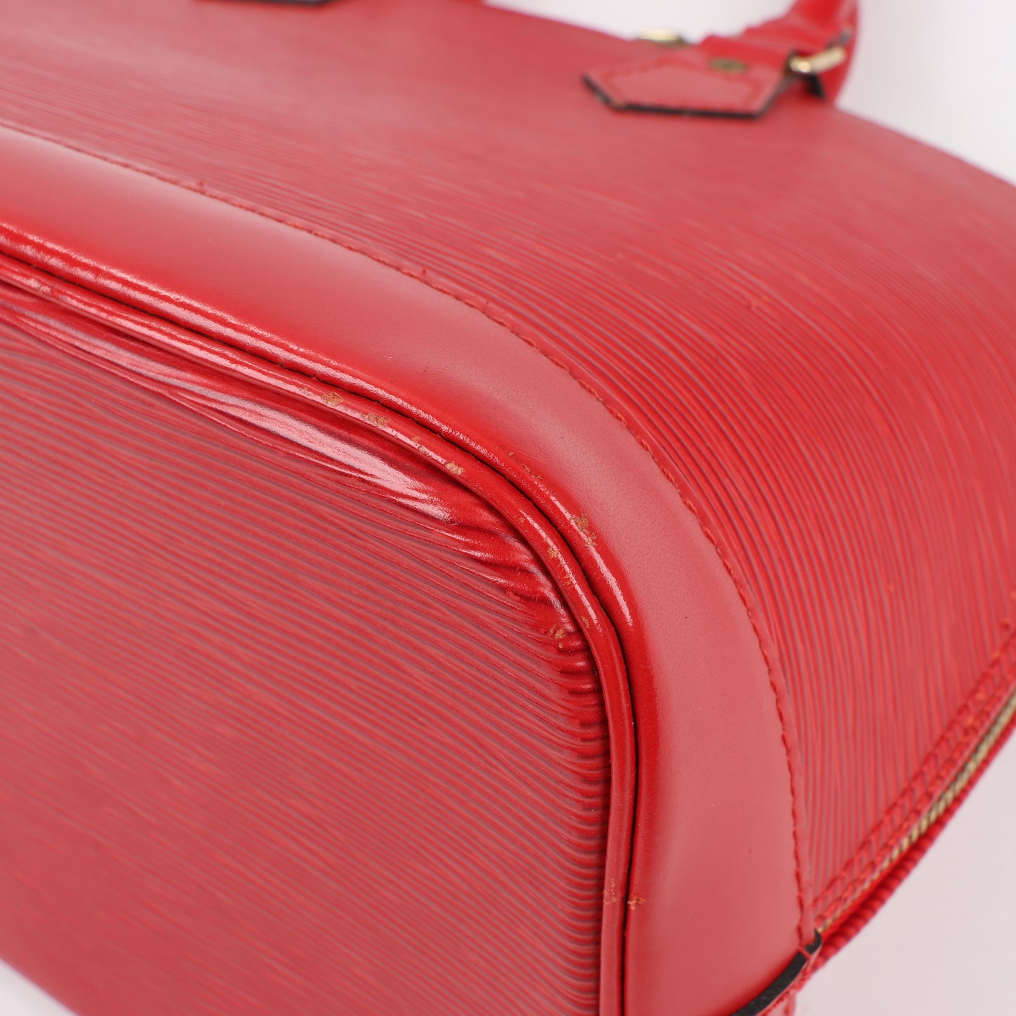 Louis Vuitton Alma PM Handtasche aus Epi-Leder in Rot
