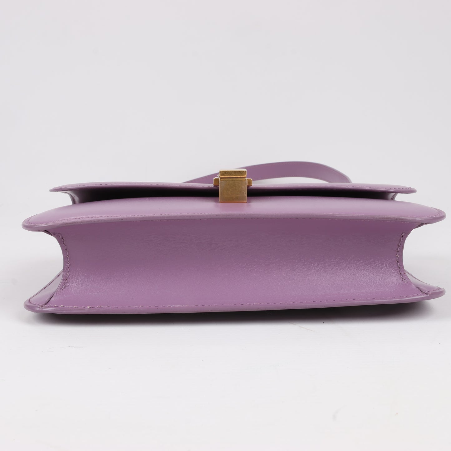 Saint Laurent Paris Carre Schultertasche aus Leder in Lila
