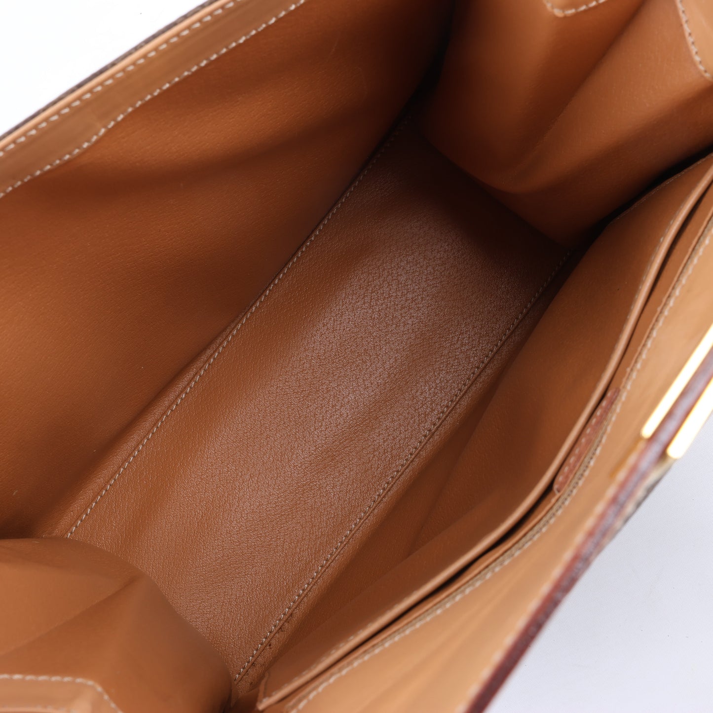 CELINE Macadam Handtasche aus PVC und Leder in Braun