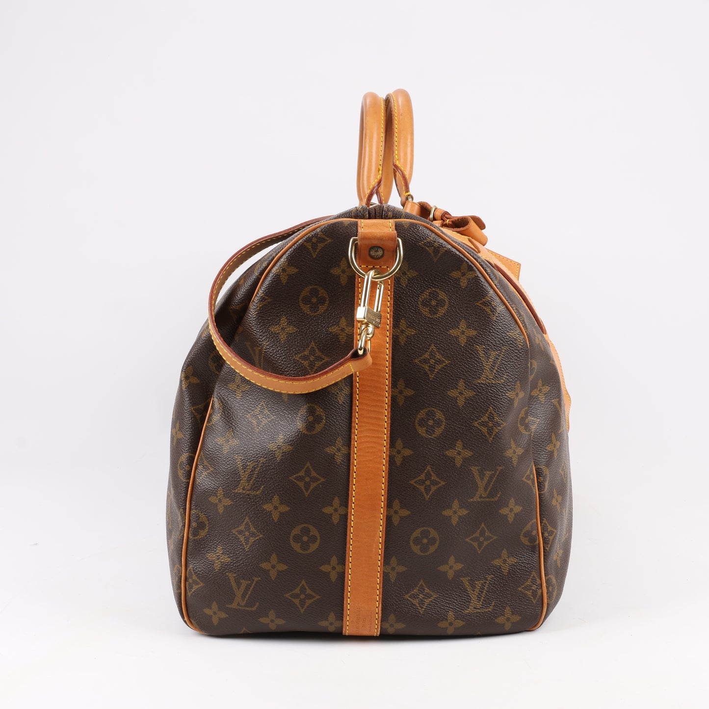 Louis Vuitton Monogram Canvas Keepall Bandoulière 55 Travel Bag M41414