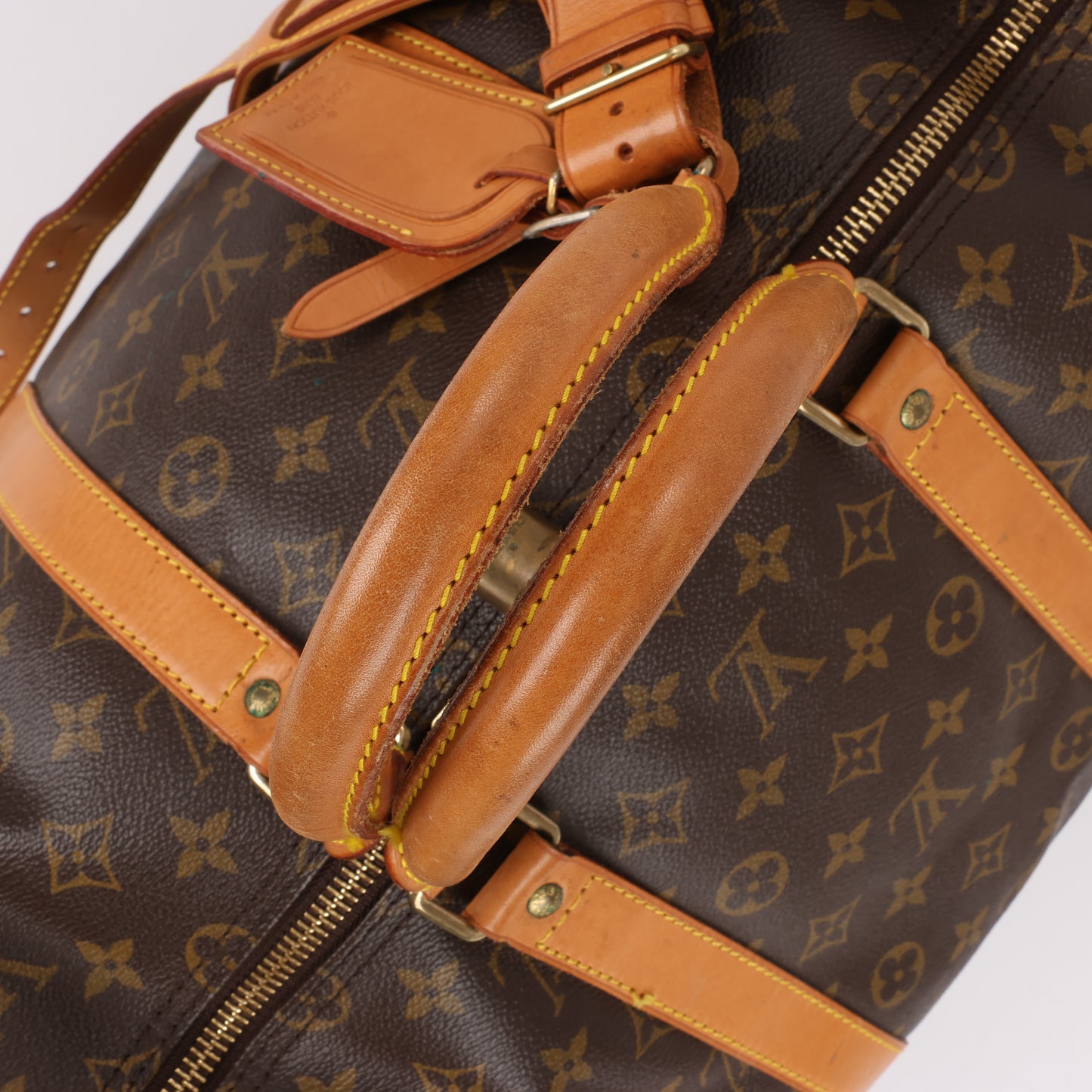 Louis Vuitton Monogram Canvas Keepall Bandoulière 55 Travel Bag M41414