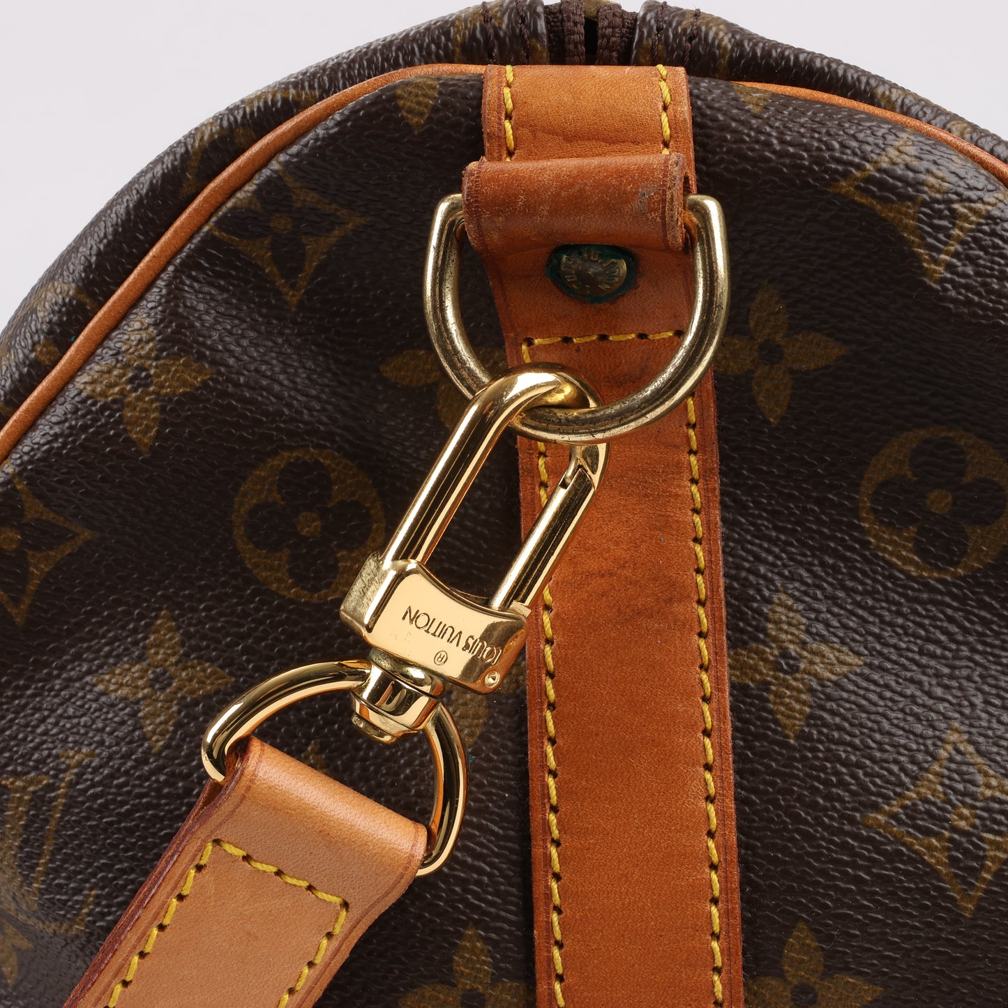Louis Vuitton Monogram Canvas Keepall Bandoulière 55 Travel Bag M41414