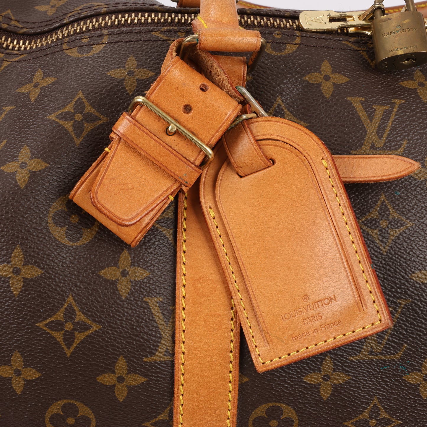 Louis Vuitton Monogram Canvas Keepall Bandoulière 55 Travel Bag M41414