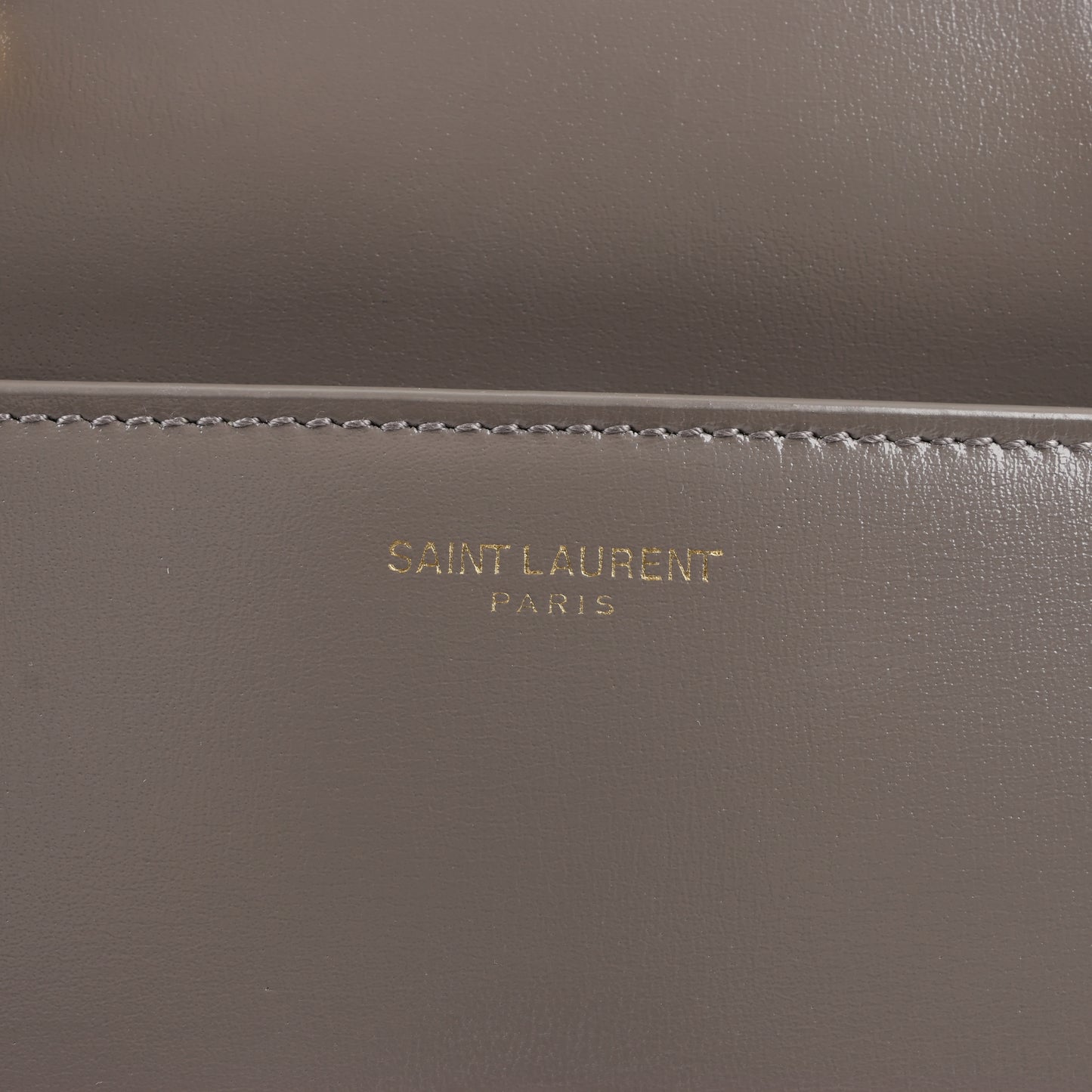 Saint Laurent Paris Uptown Lederhandtasche in Grau 557653