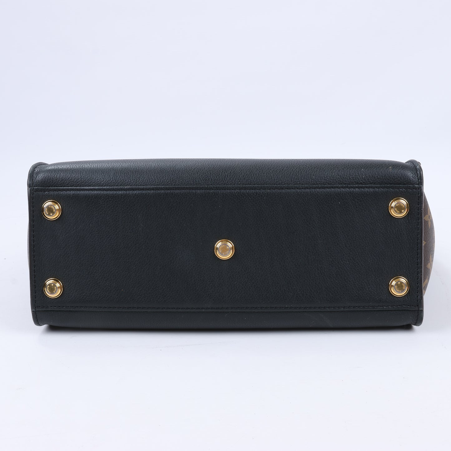 Louis Vuitton Monogram On My Side Handtasche in Marineblau und Kamel M53823