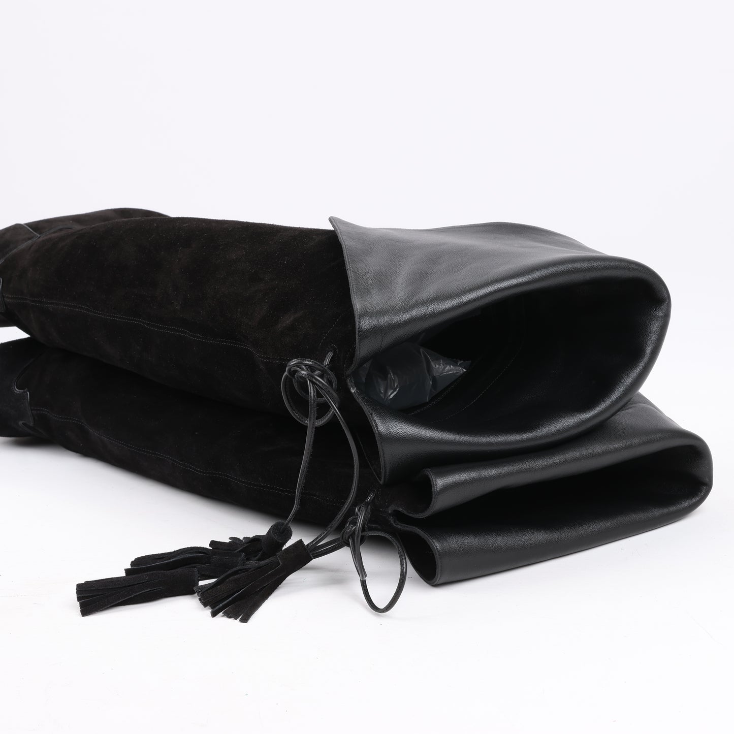 Celine Chat Botté Overknee-Stiefel aus Wildleder-Kalbsleder in Größe 38 RM0220