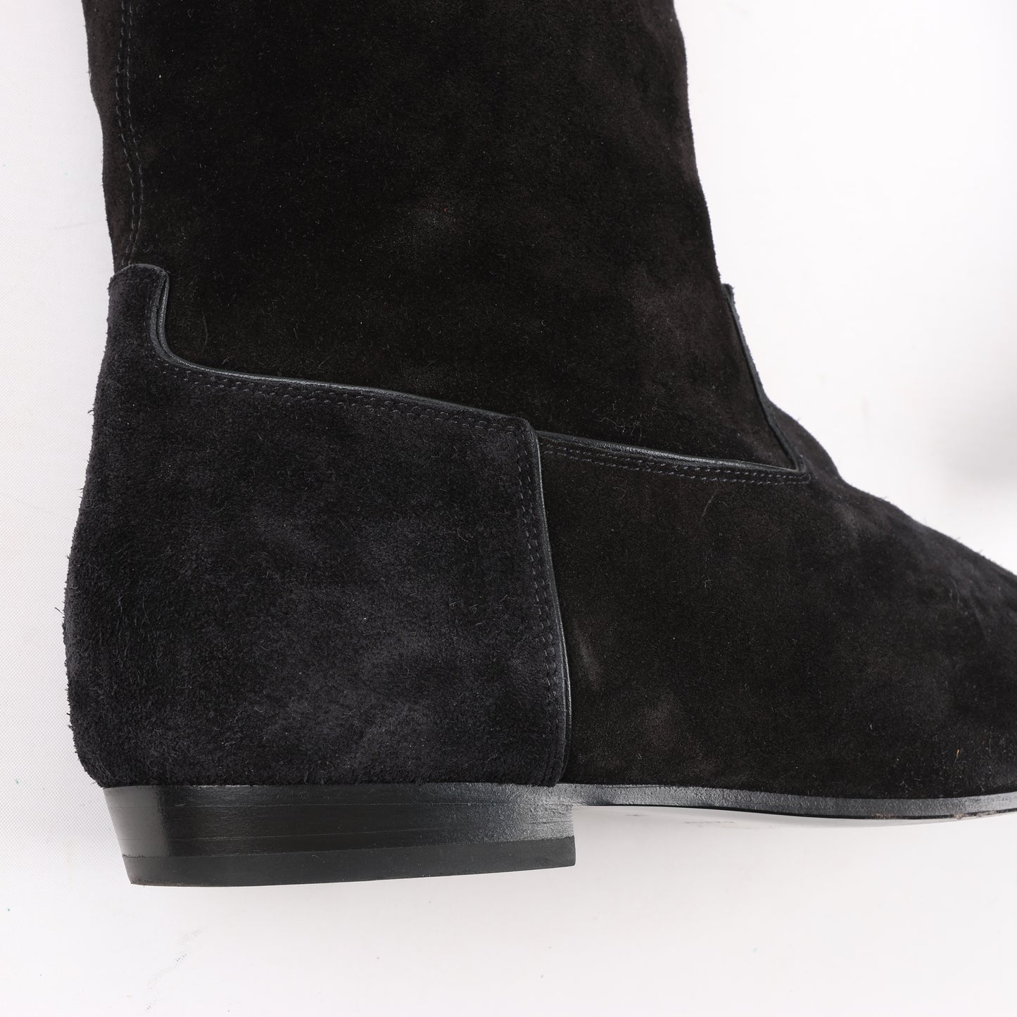 Celine Chat Botté Overknee-Stiefel aus Wildleder-Kalbsleder in Größe 38 RM0220