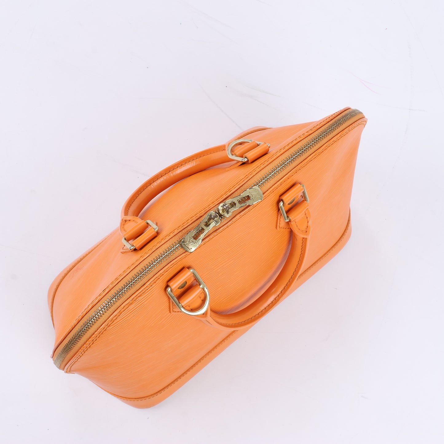 Louis Vuitton Epi Leather Alma PM Handbag in Orange M40623
