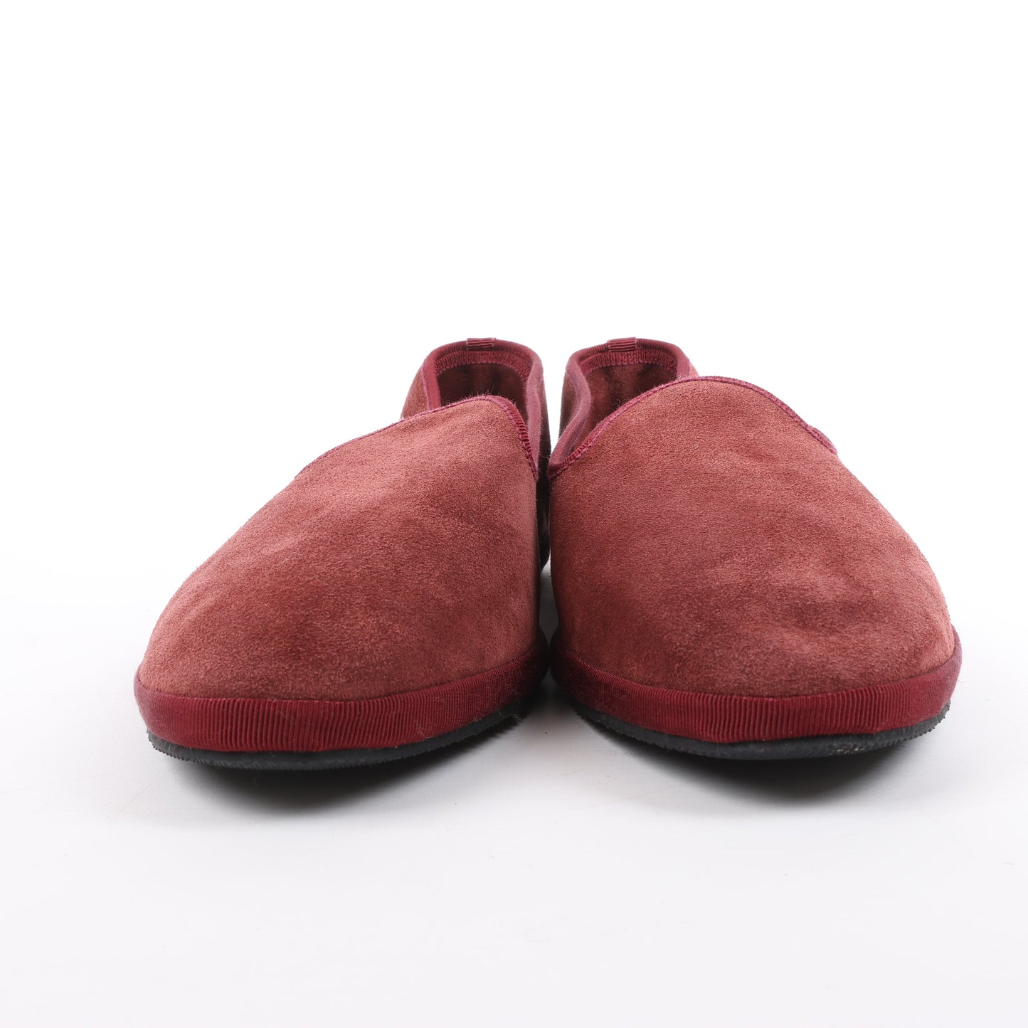 CORNELIANI Samt-Loafer in Burgund, Größe 40 EU