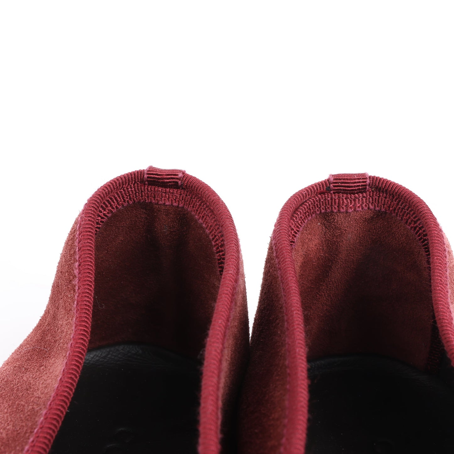 CORNELIANI Samt-Loafer in Burgund, Größe 40 EU
