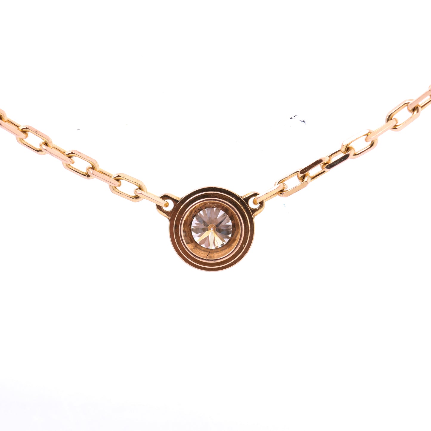 Cartier Damenuhr SM Diamanthalskette 750(PG) 2,7g CRB7215700