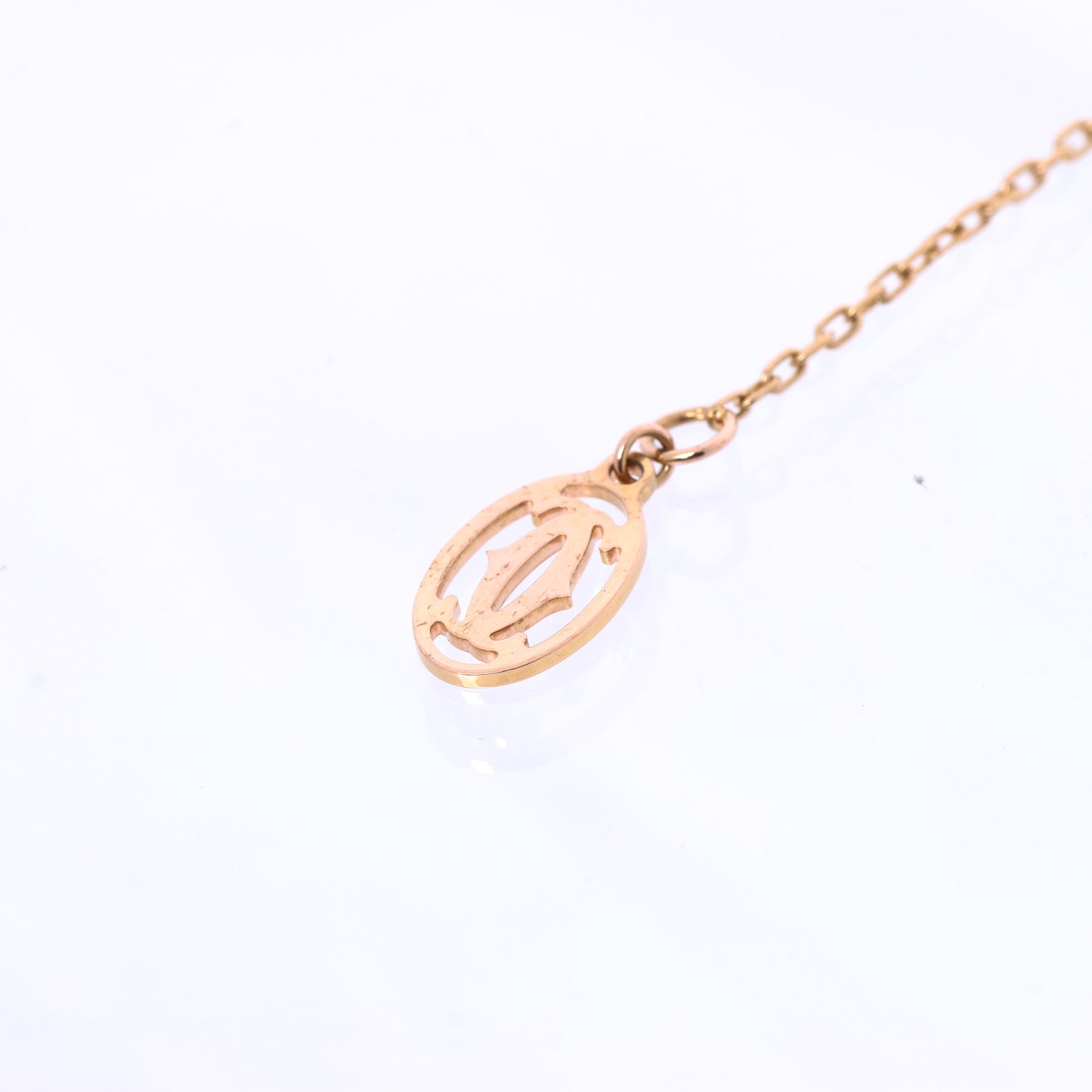Cartier Damenuhr SM Diamanthalskette 750(PG) 2,7g CRB7215700
