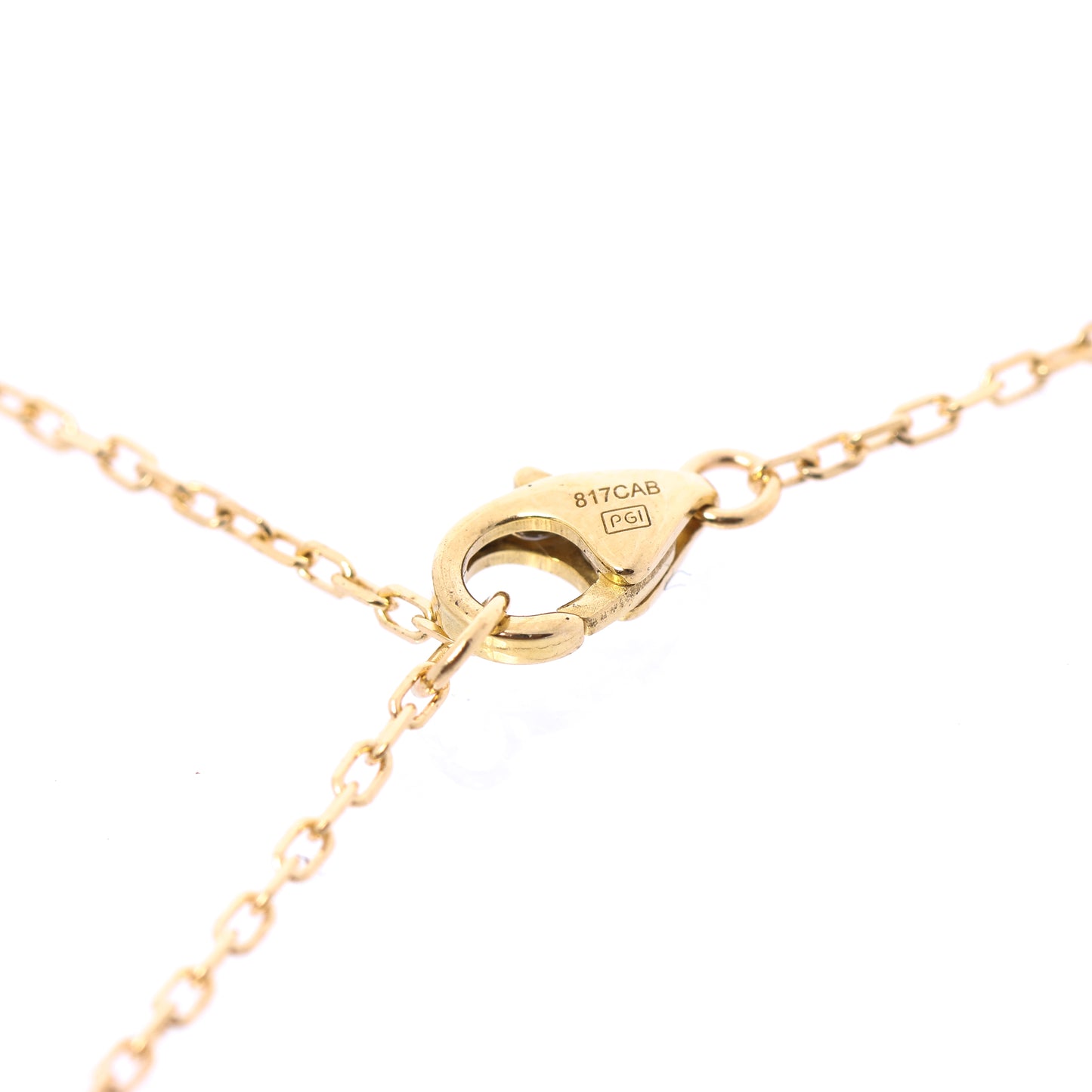 Cartier Damenuhr SM Diamanthalskette 750(YG) 2,7g