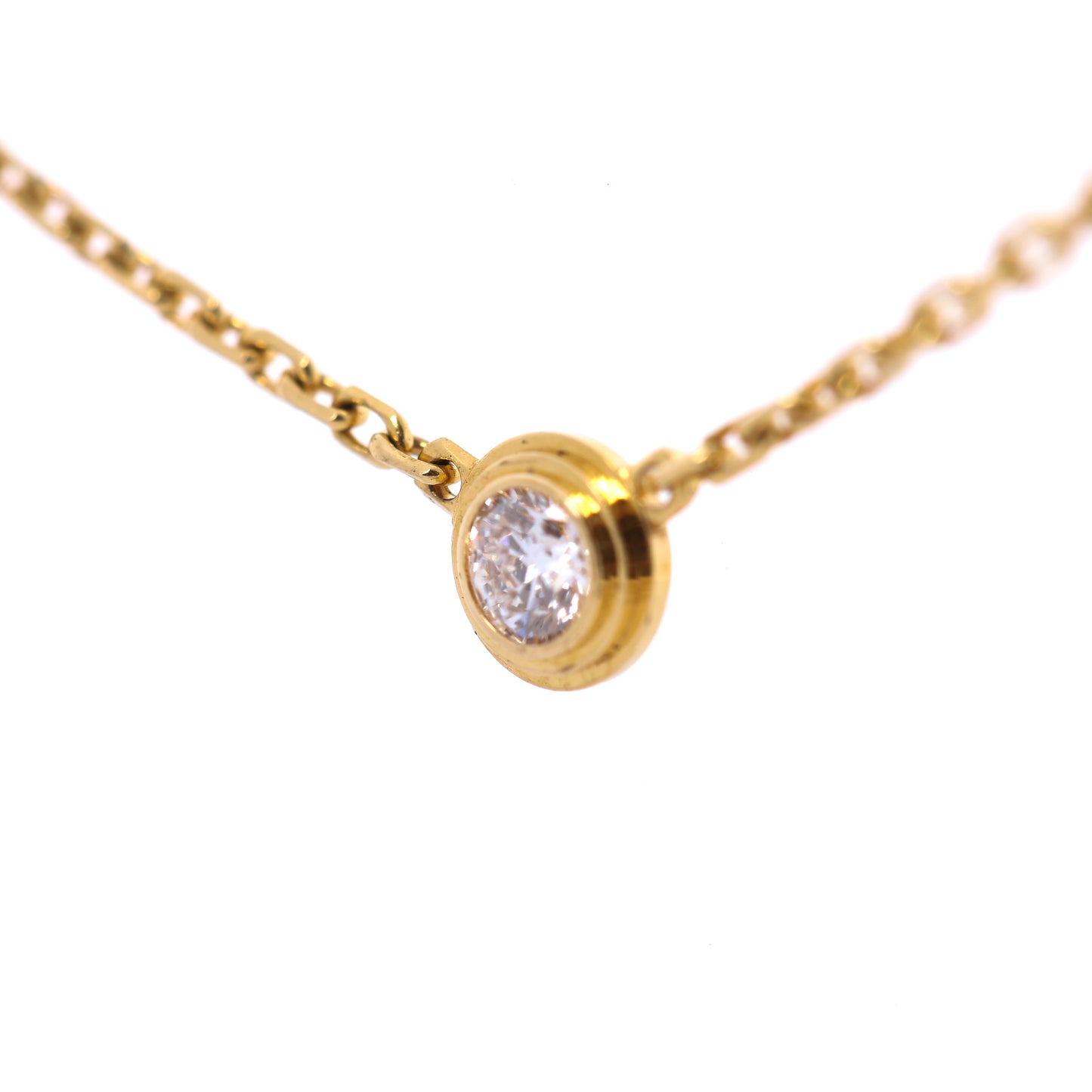 Cartier Damenuhr XS Diamanthalskette 750(YG) 2,2g CRB7224517