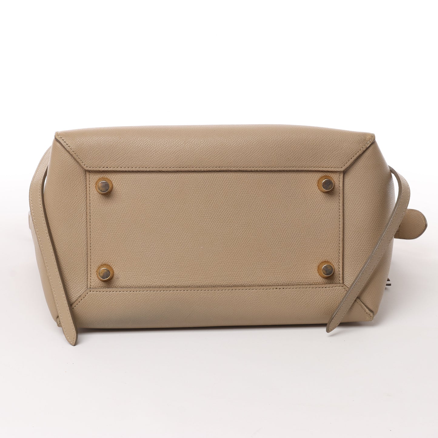 Celine Belt Bag Mini 2-Wege-Handtasche aus Leder in Beige