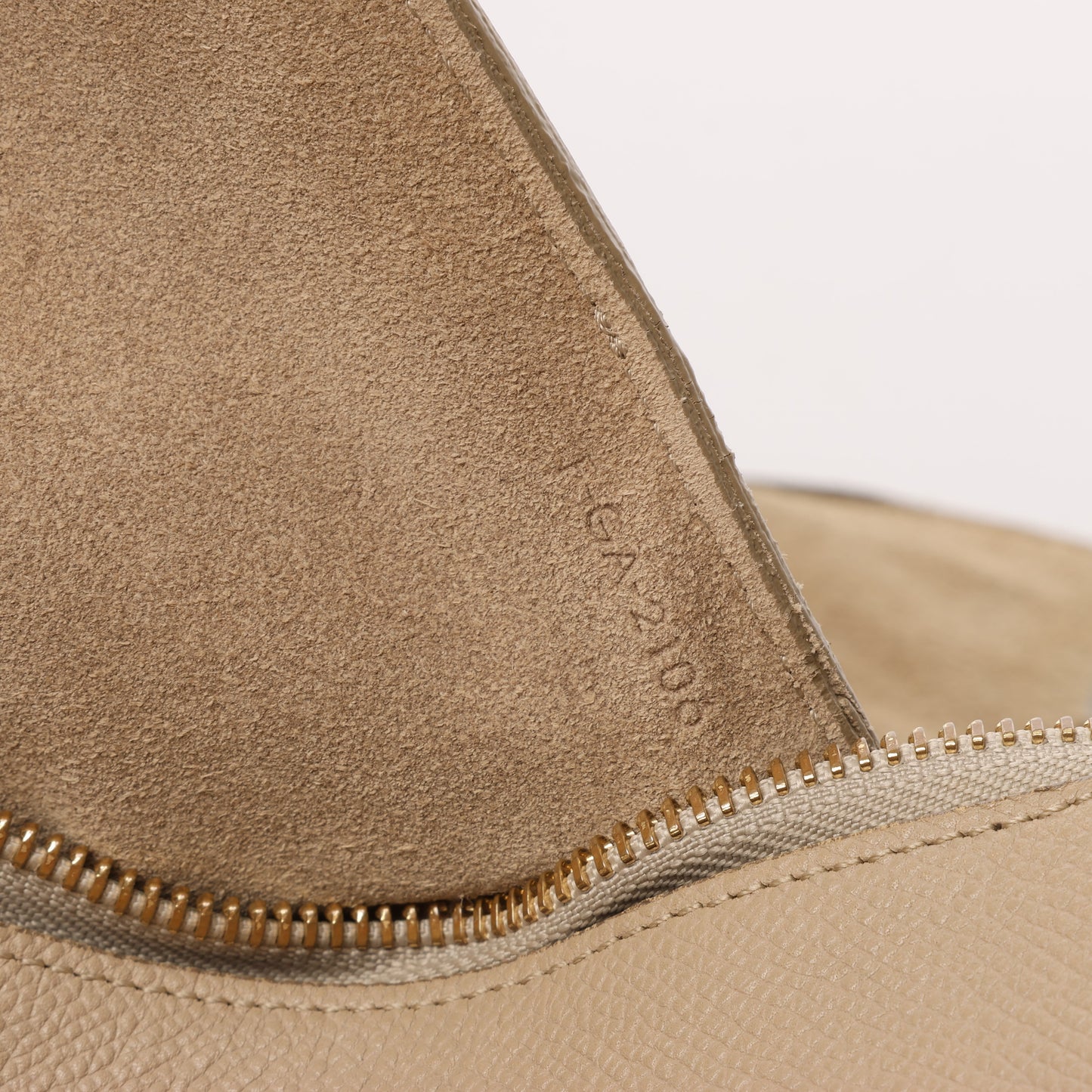 Celine Belt Bag Mini 2-Wege-Handtasche aus Leder in Beige