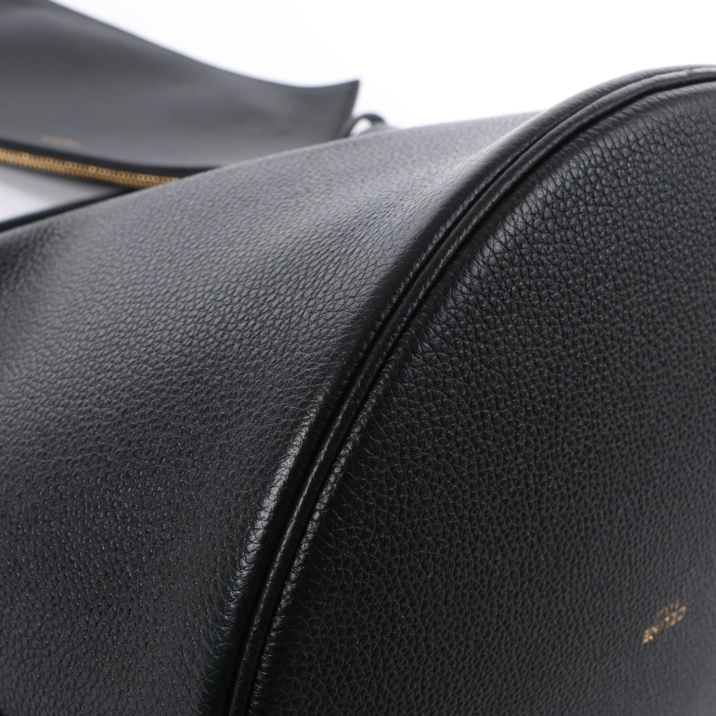 Celine Teen Bucket 16 Leather 2 Way Handbag in Black