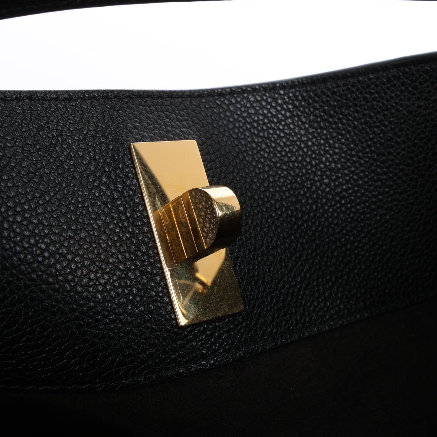 Celine Teen Bucket 16 Leather 2 Way Handbag in Black