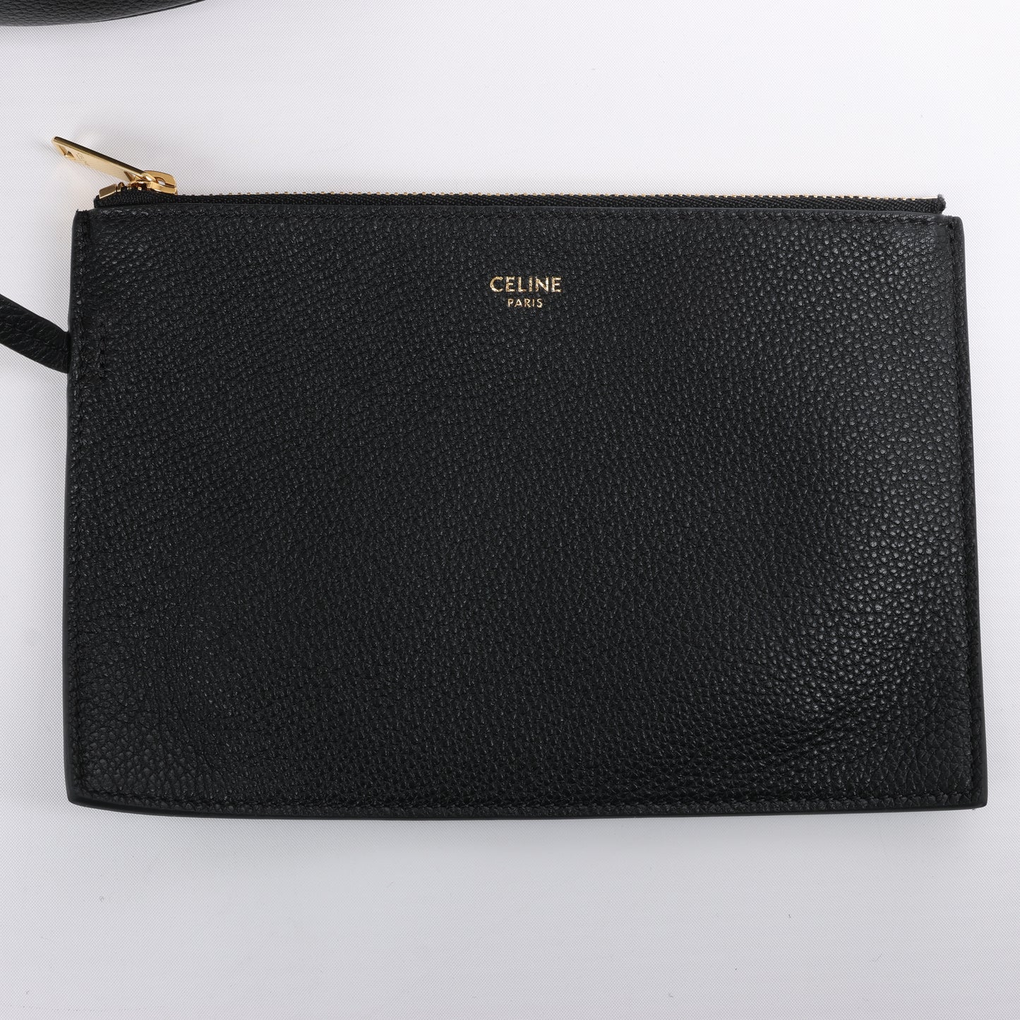 Celine Teen Bucket 16 Leather 2 Way Handbag in Black