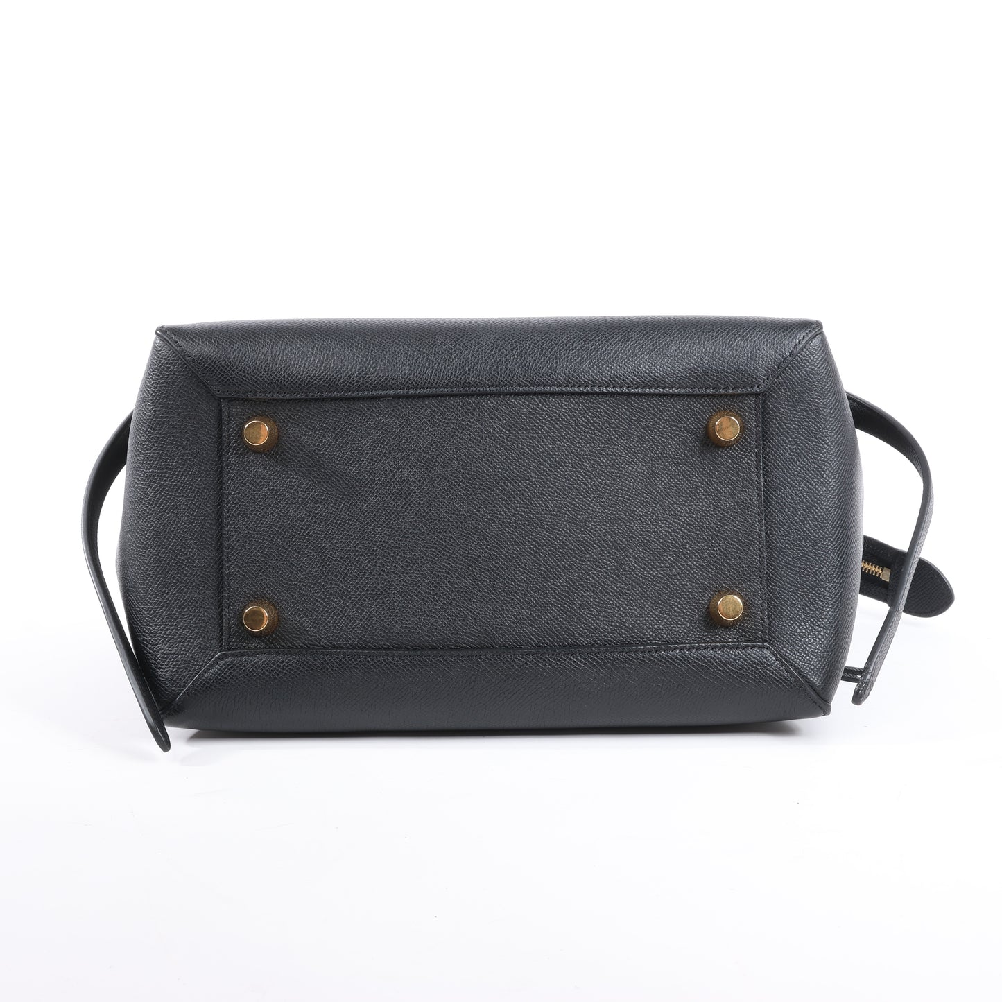 Celine – Gürteltasche Mini – 2-Wege-Handtasche aus schwarzem Leder