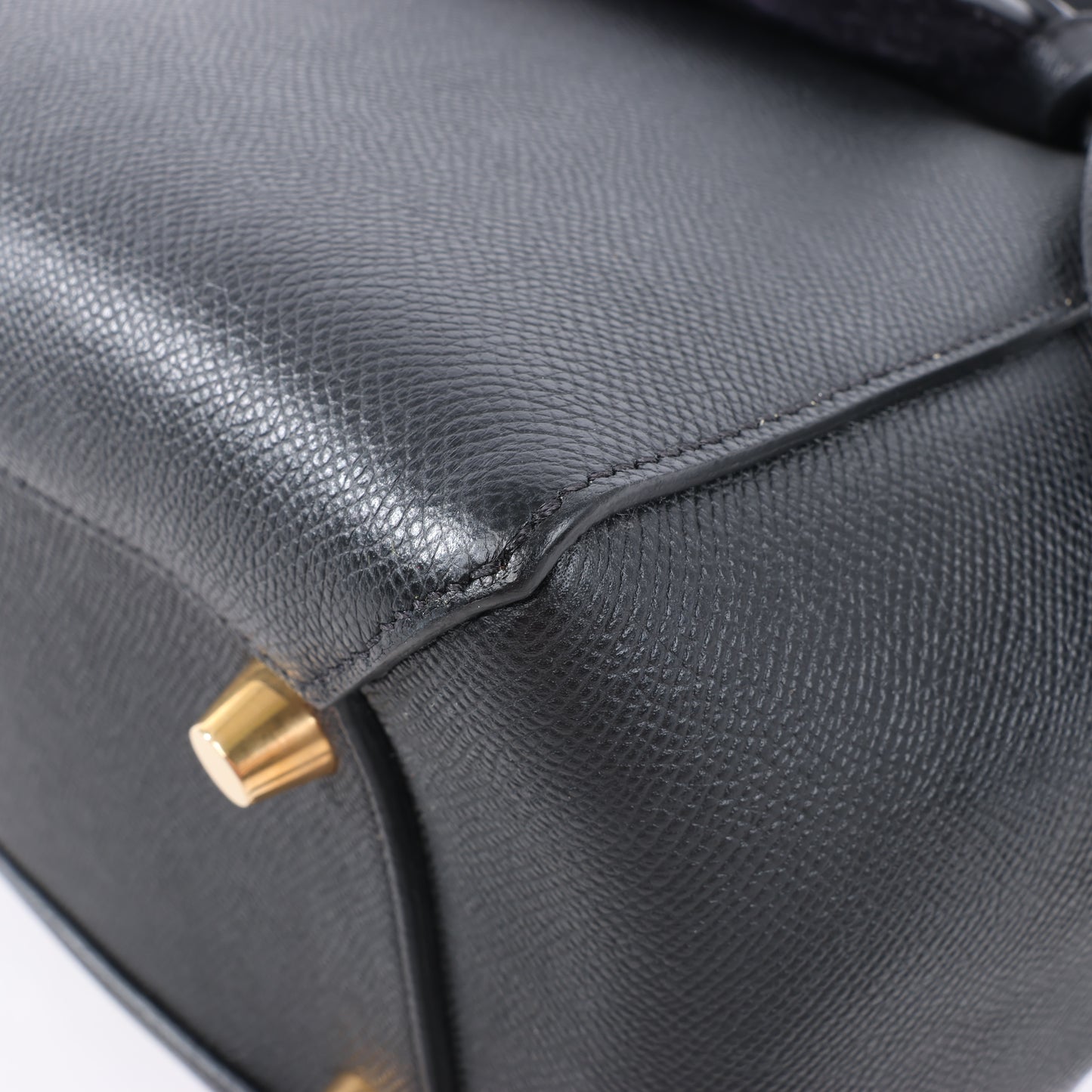 Celine – Gürteltasche Mini – 2-Wege-Handtasche aus schwarzem Leder