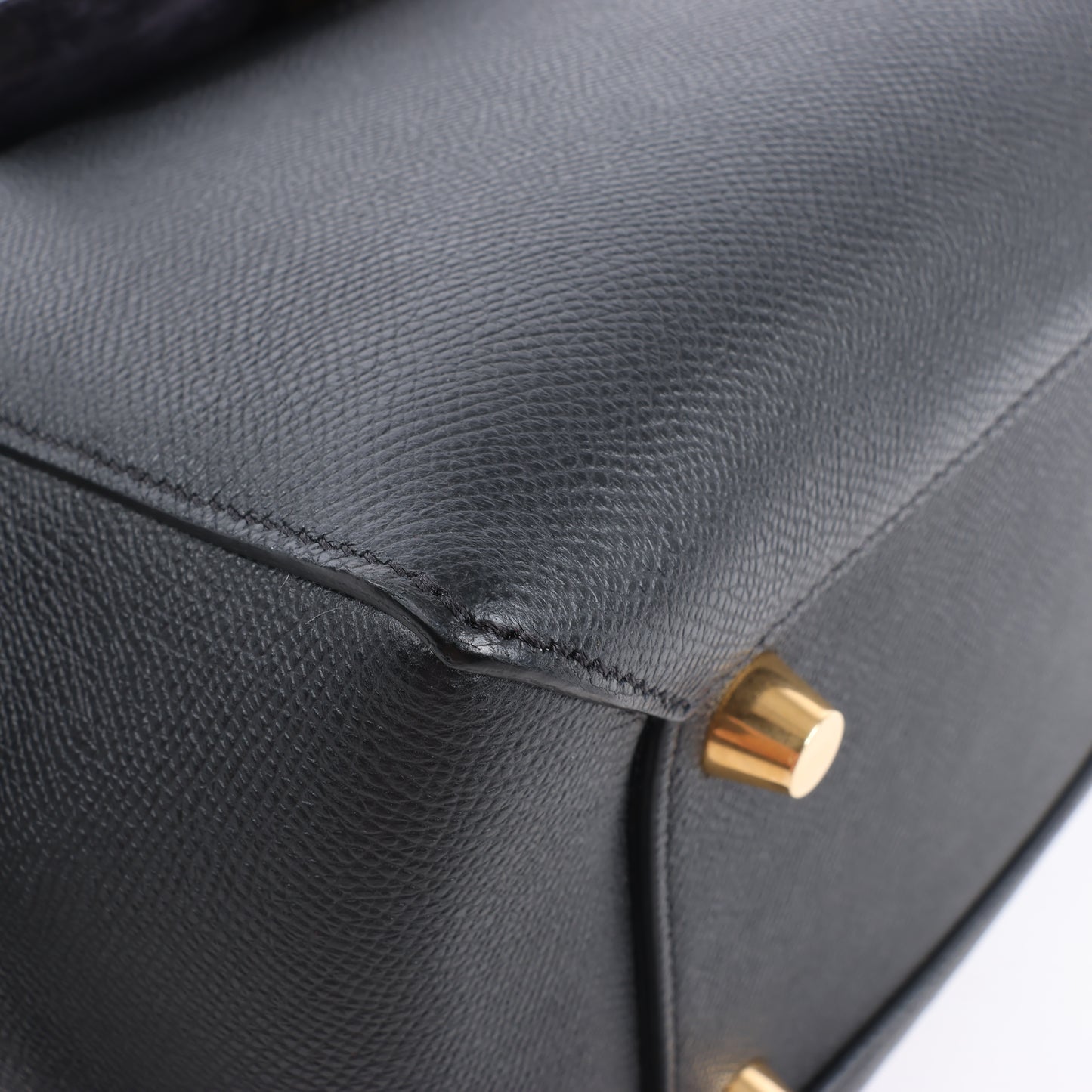 Celine – Gürteltasche Mini – 2-Wege-Handtasche aus schwarzem Leder