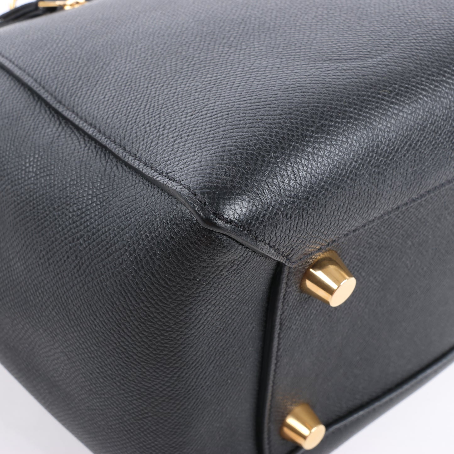 Celine – Gürteltasche Mini – 2-Wege-Handtasche aus schwarzem Leder