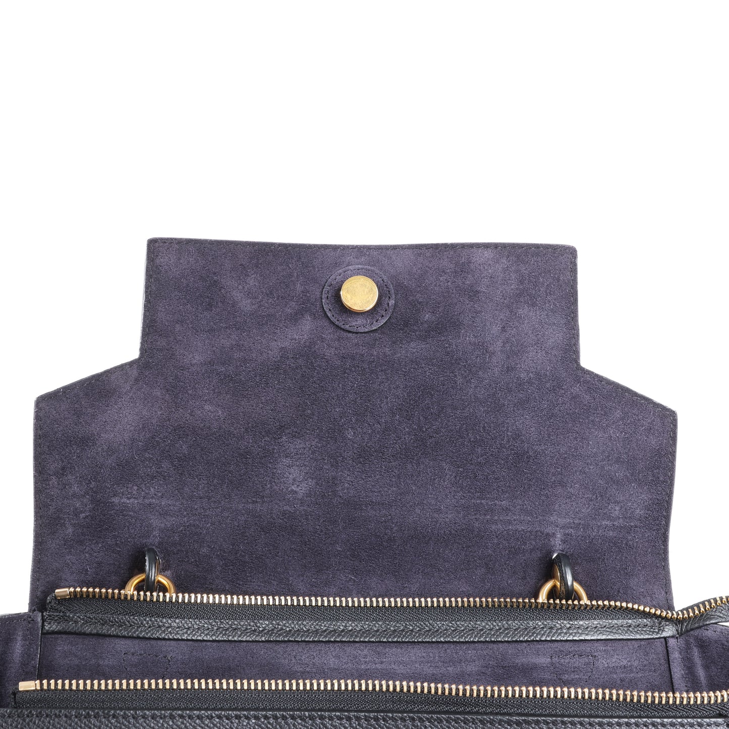 Celine – Gürteltasche Mini – 2-Wege-Handtasche aus schwarzem Leder