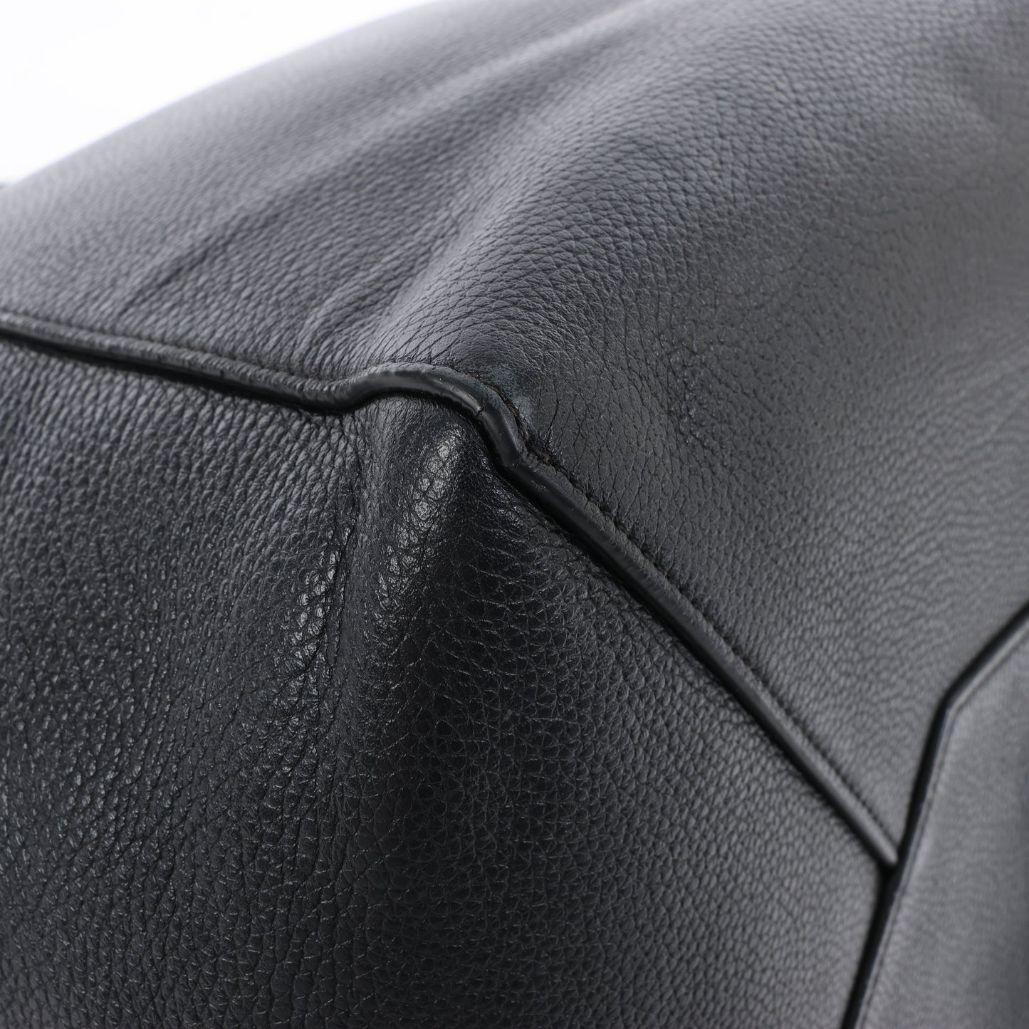 CELINE Hippo Phantom Small Cabas Tie Shoulder bag in Black