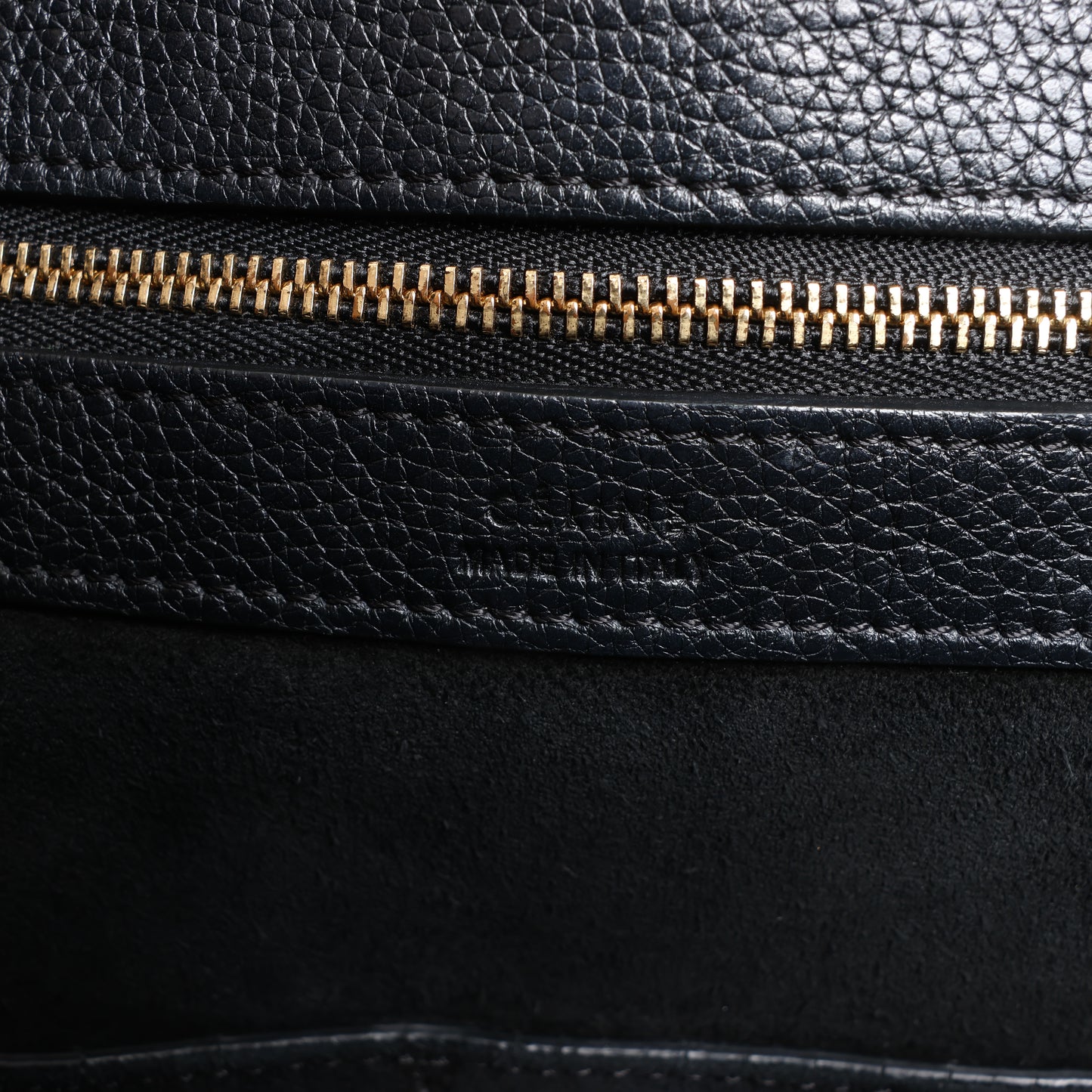 CELINE Hippo Phantom Small Cabas Tie Shoulder bag in Black