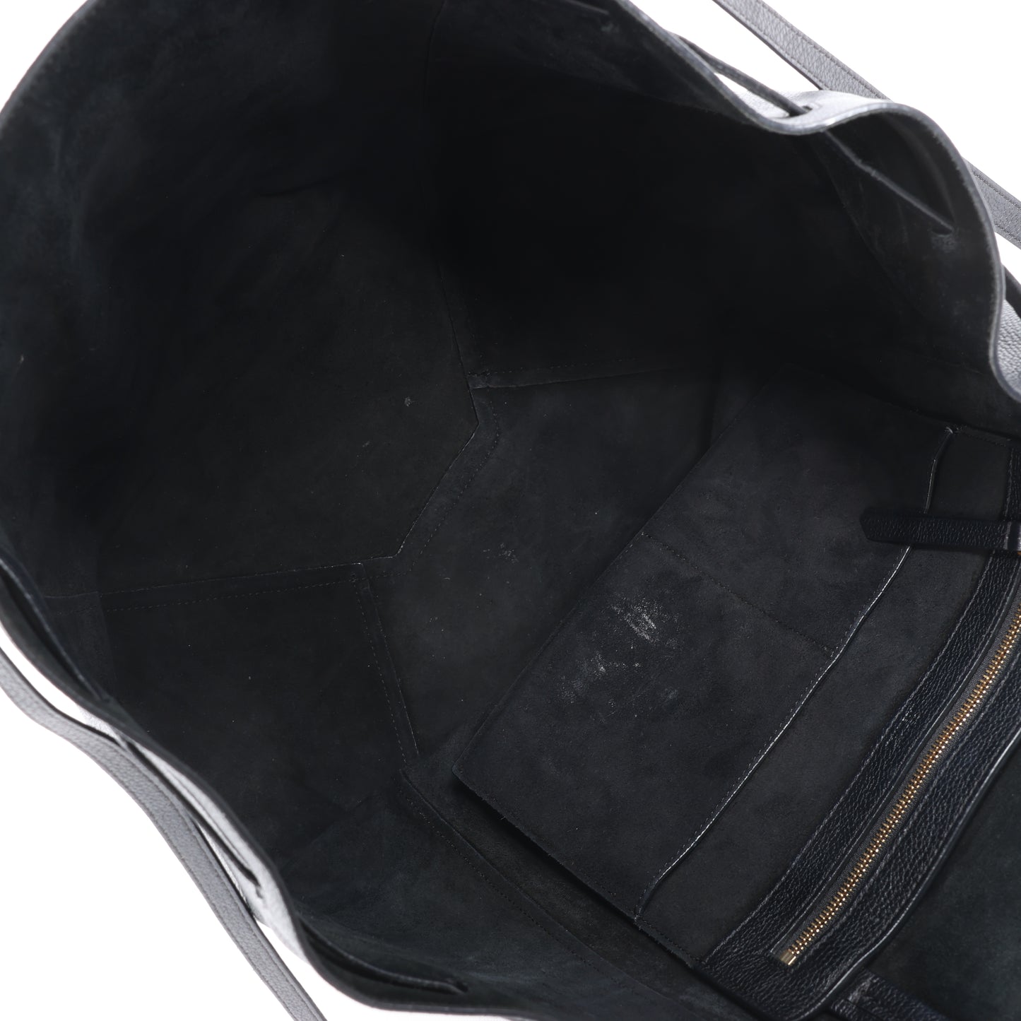 CELINE Hippo Phantom Small Cabas Tie Shoulder bag in Black