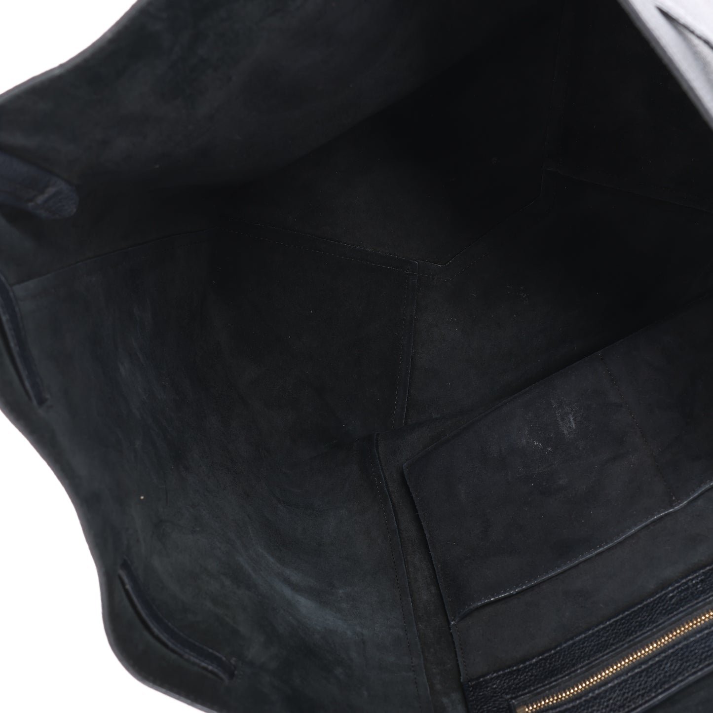 CELINE Hippo Phantom Small Cabas Tie Shoulder bag in Black