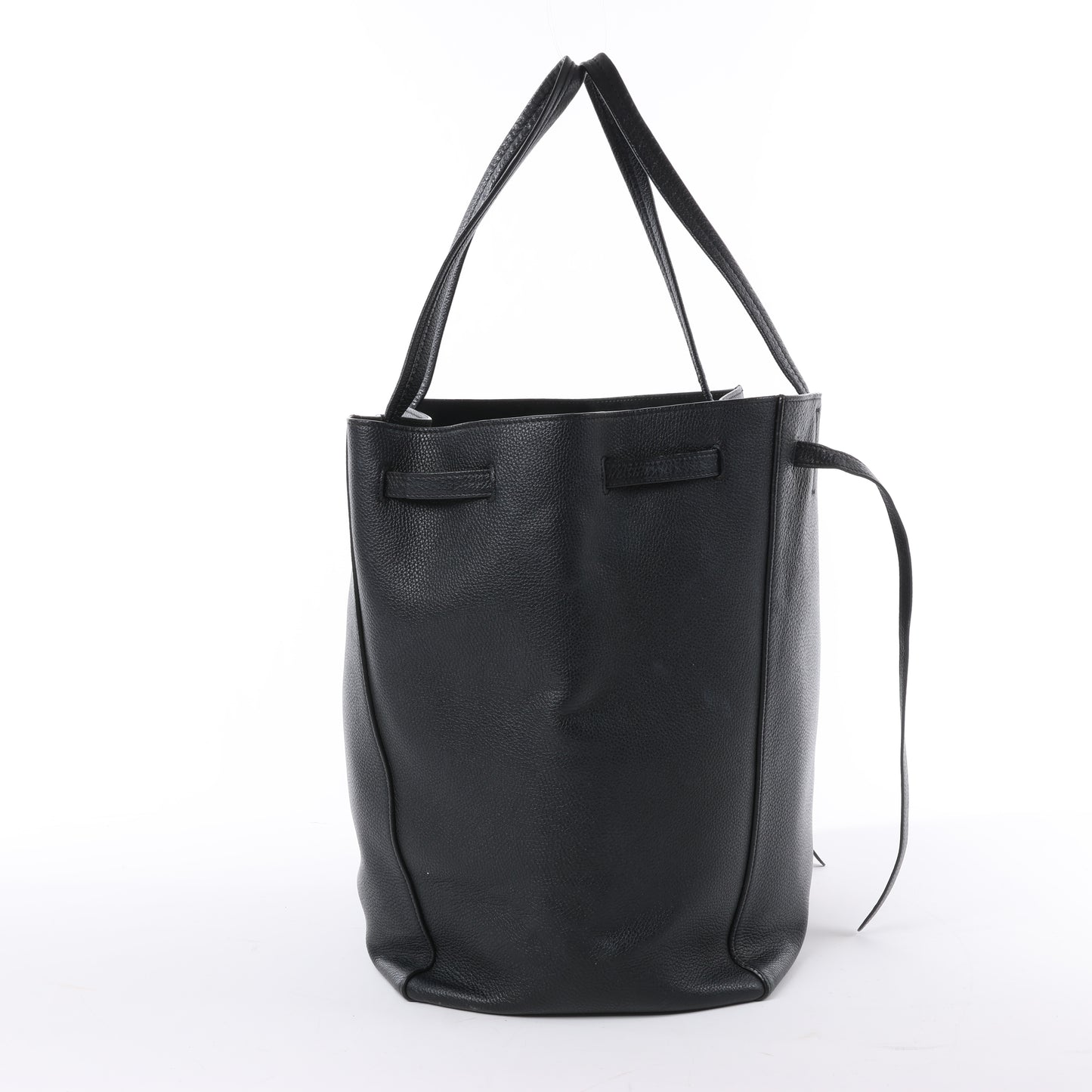CELINE Hippo Phantom Small Cabas Tie Shoulder bag in Black