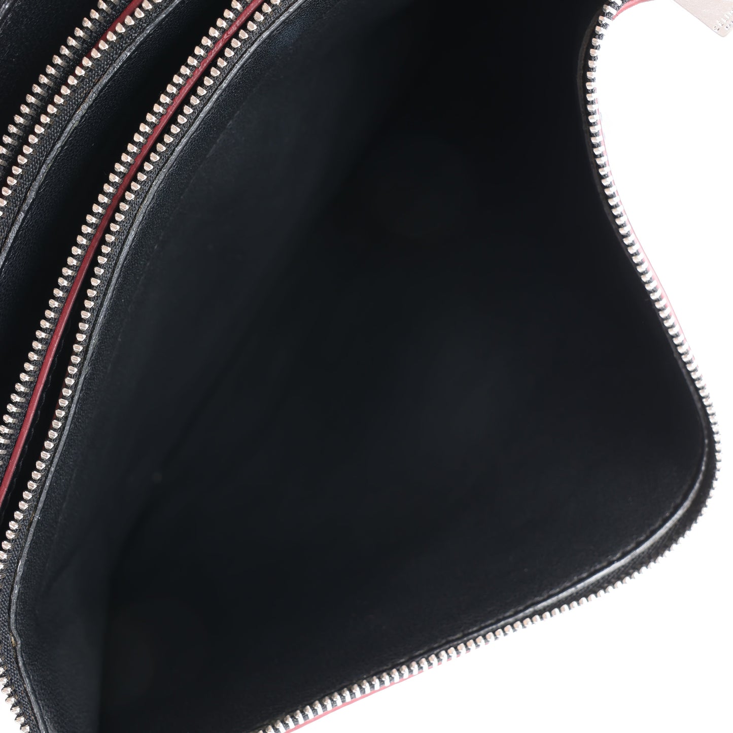 Celine Trio Oversized Edge Leder-Umhängetasche in Schwarz