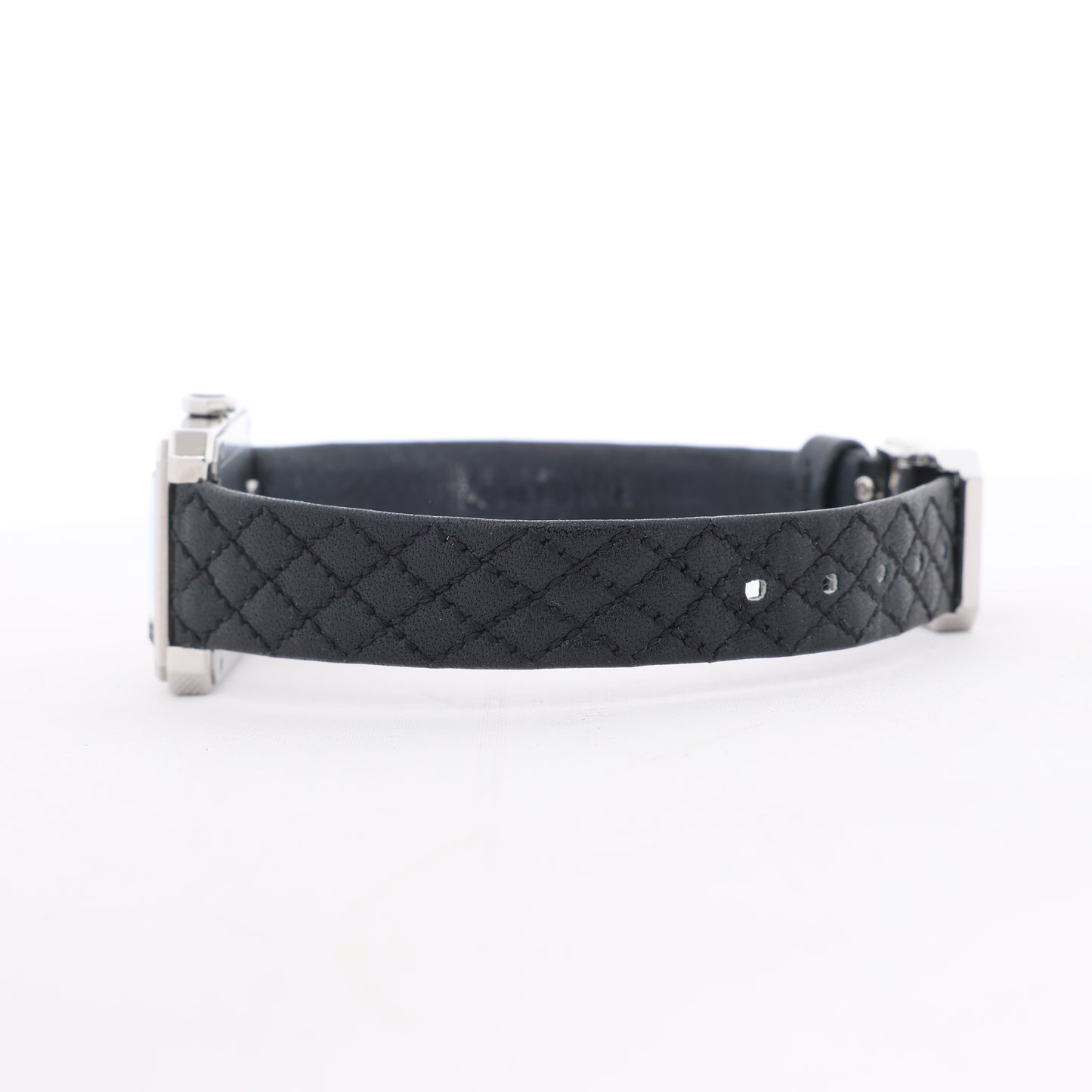 Chanel Boyfriend H6955 KTF95332 SS & Leder QZ Uhr mit silbernem Zifferblatt